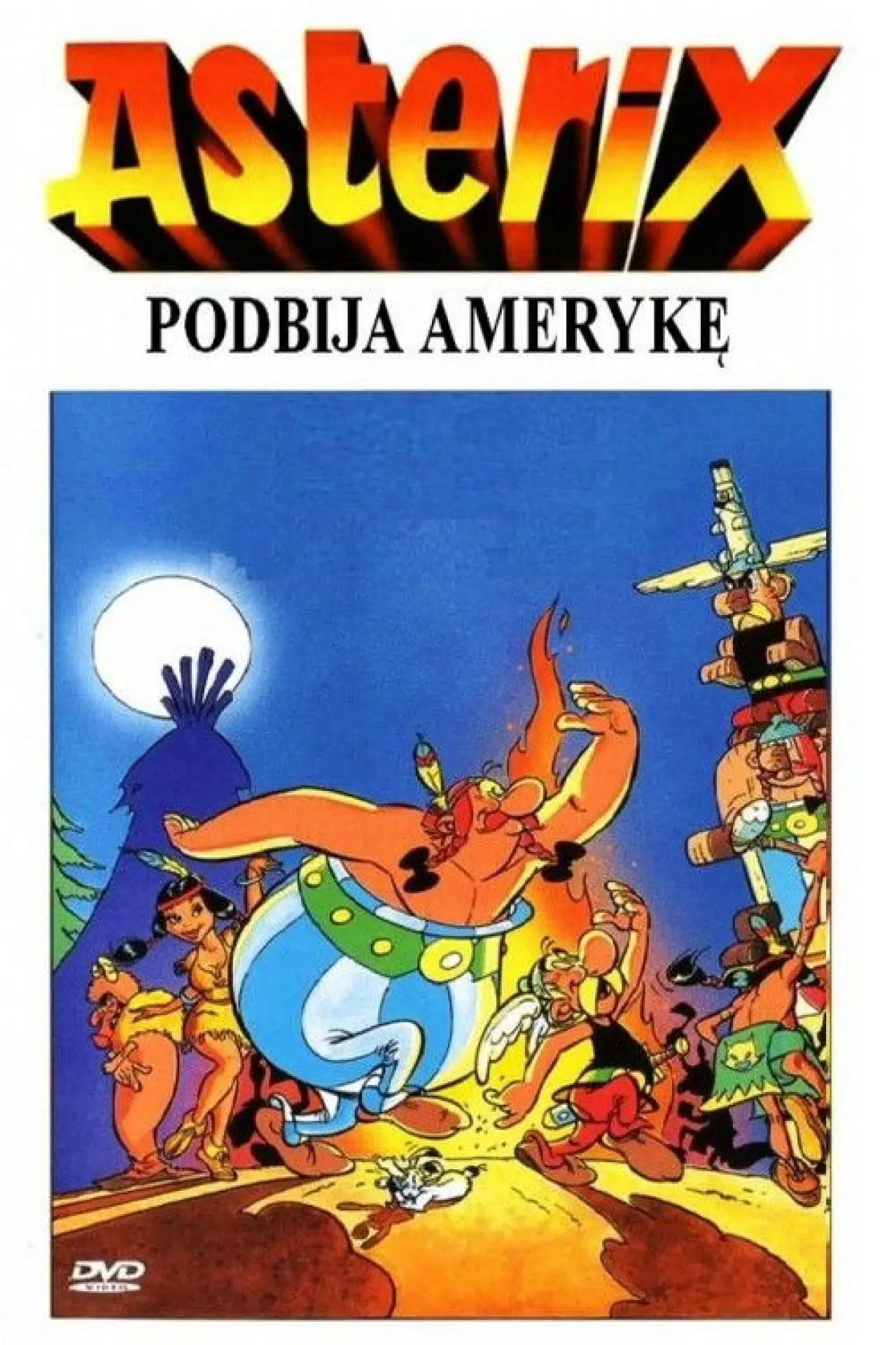 Plakat filmowy "Asteriks podbija Amerykę"