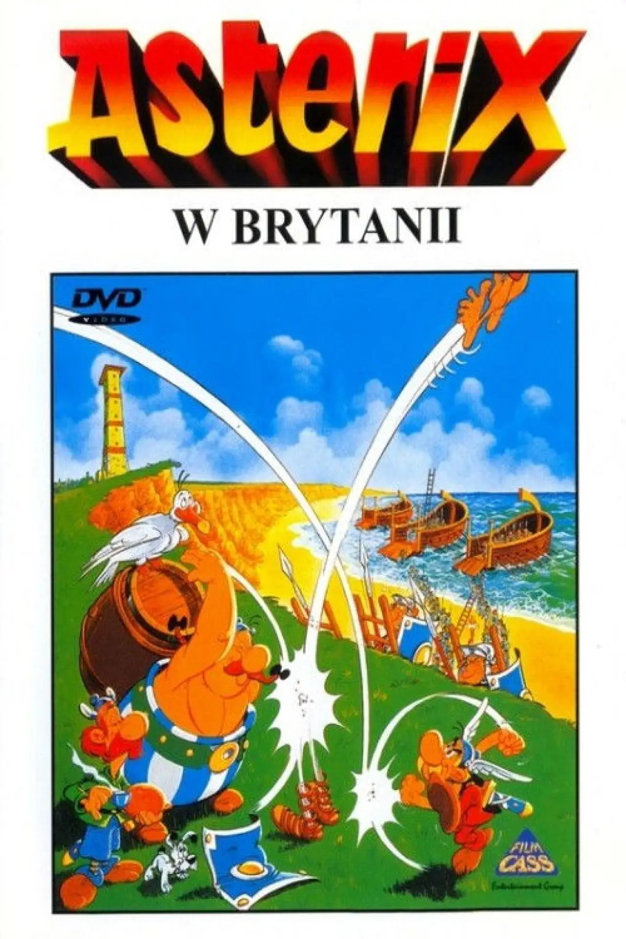 Plakat filmowy "Asteriks w Brytanii"