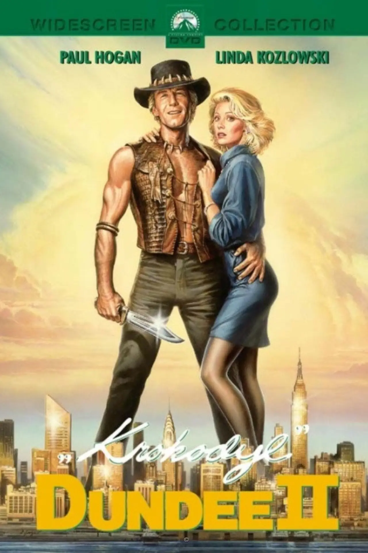 Plakat filmowy "Krokodyl Dundee 2"