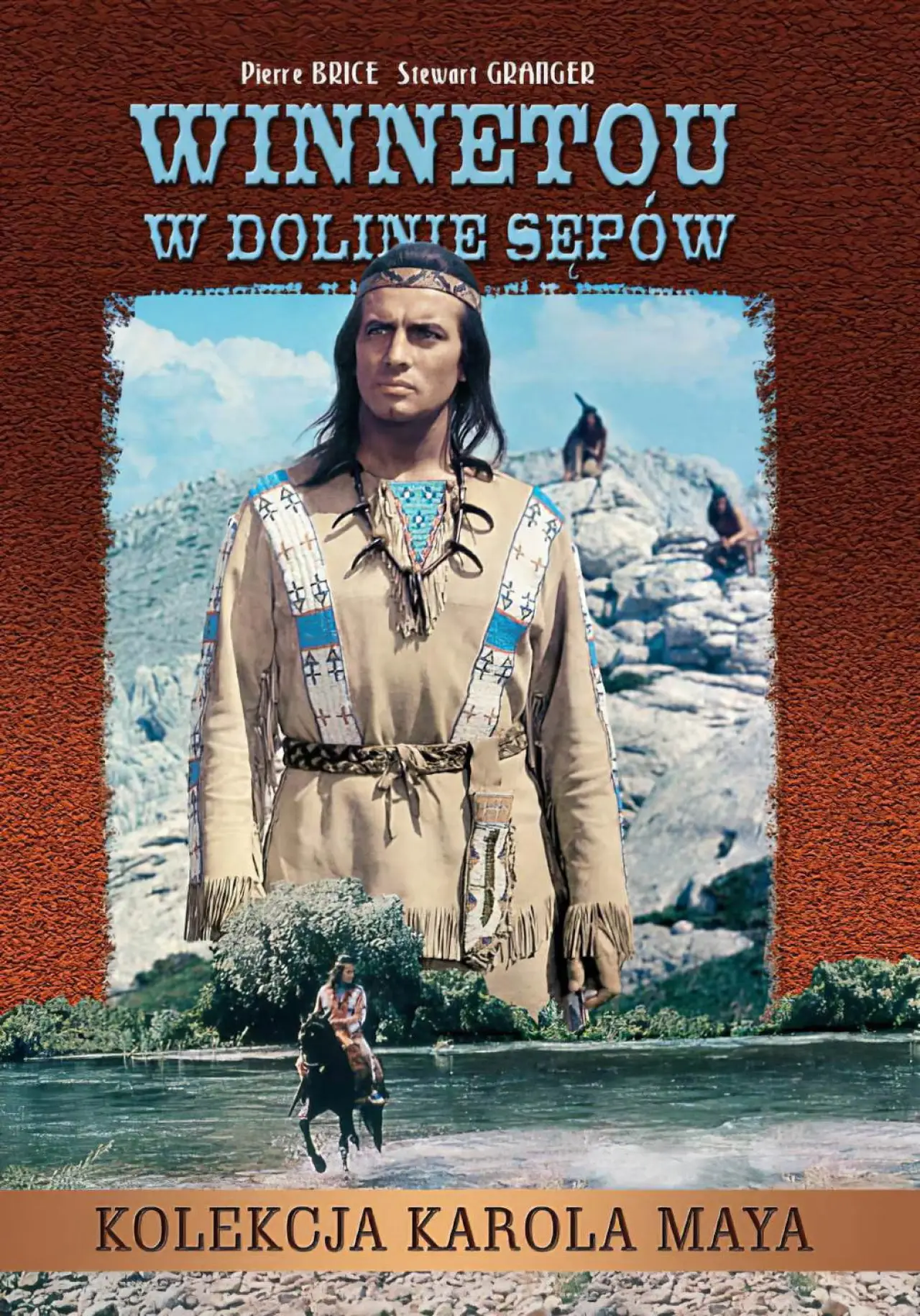 Plakat filmowy "Winnetou w Dolinie Sępów"