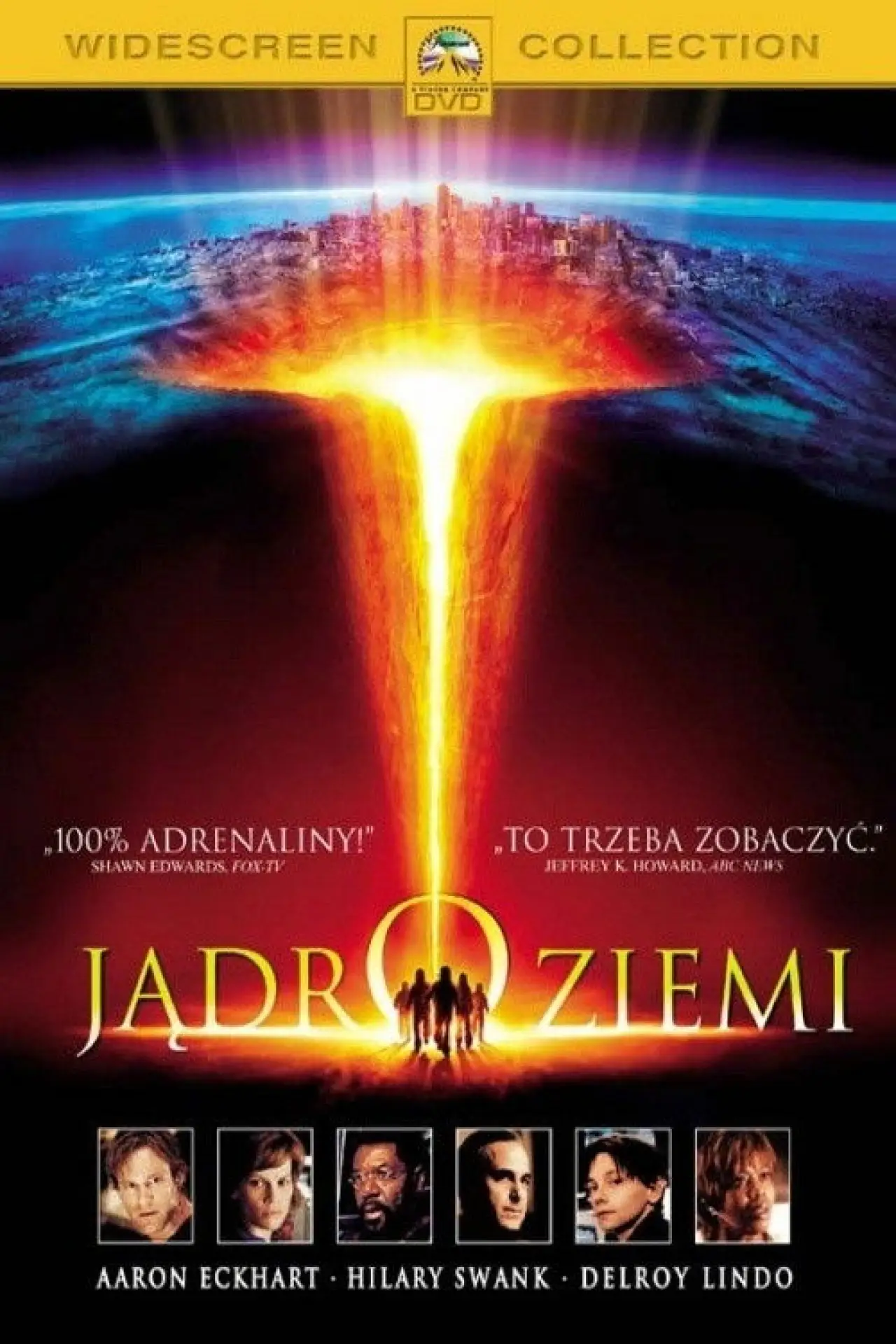 Plakat filmowy "Jądro Ziemi"