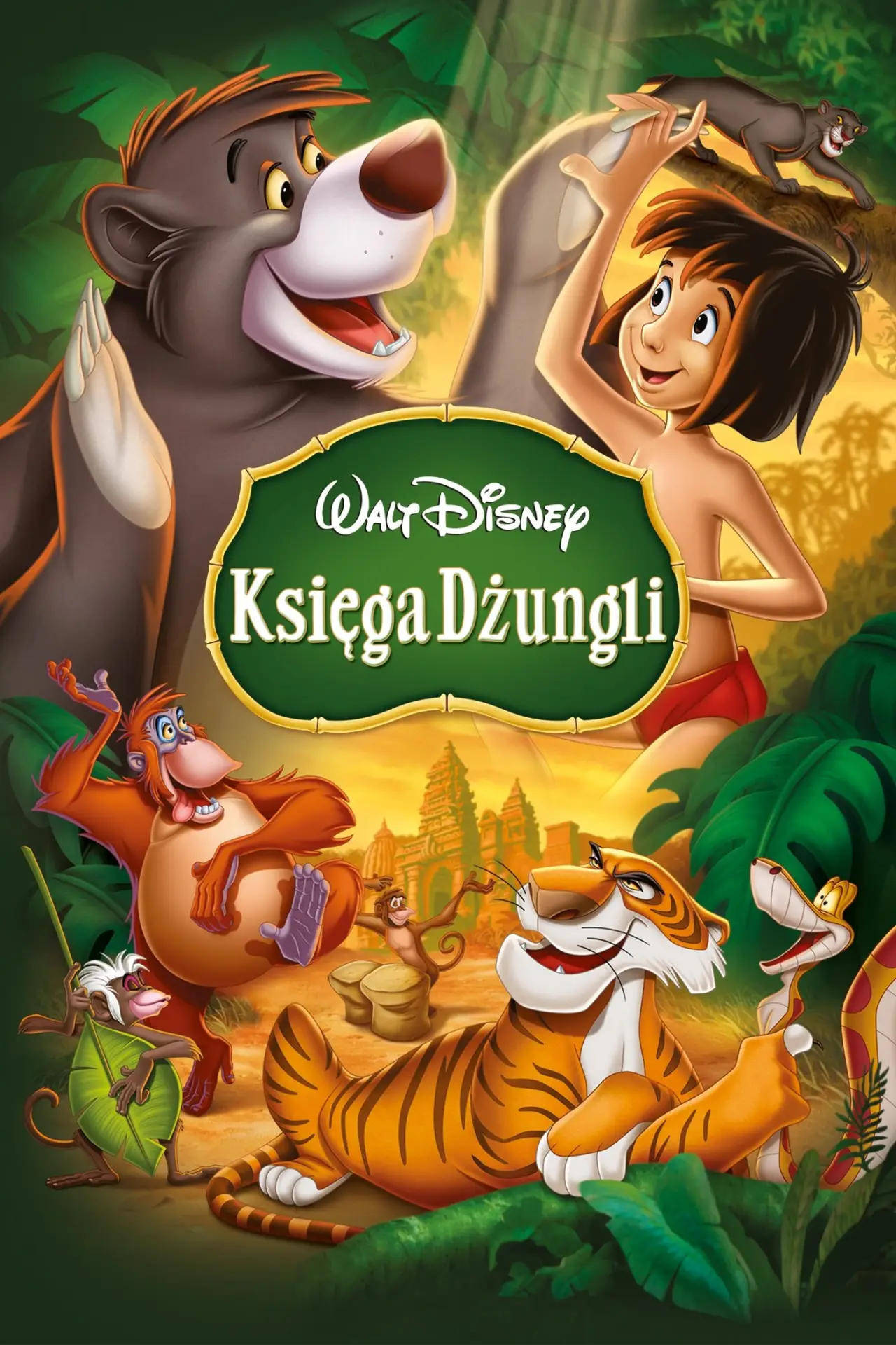 Plakat filmowy "Księga dżungli"