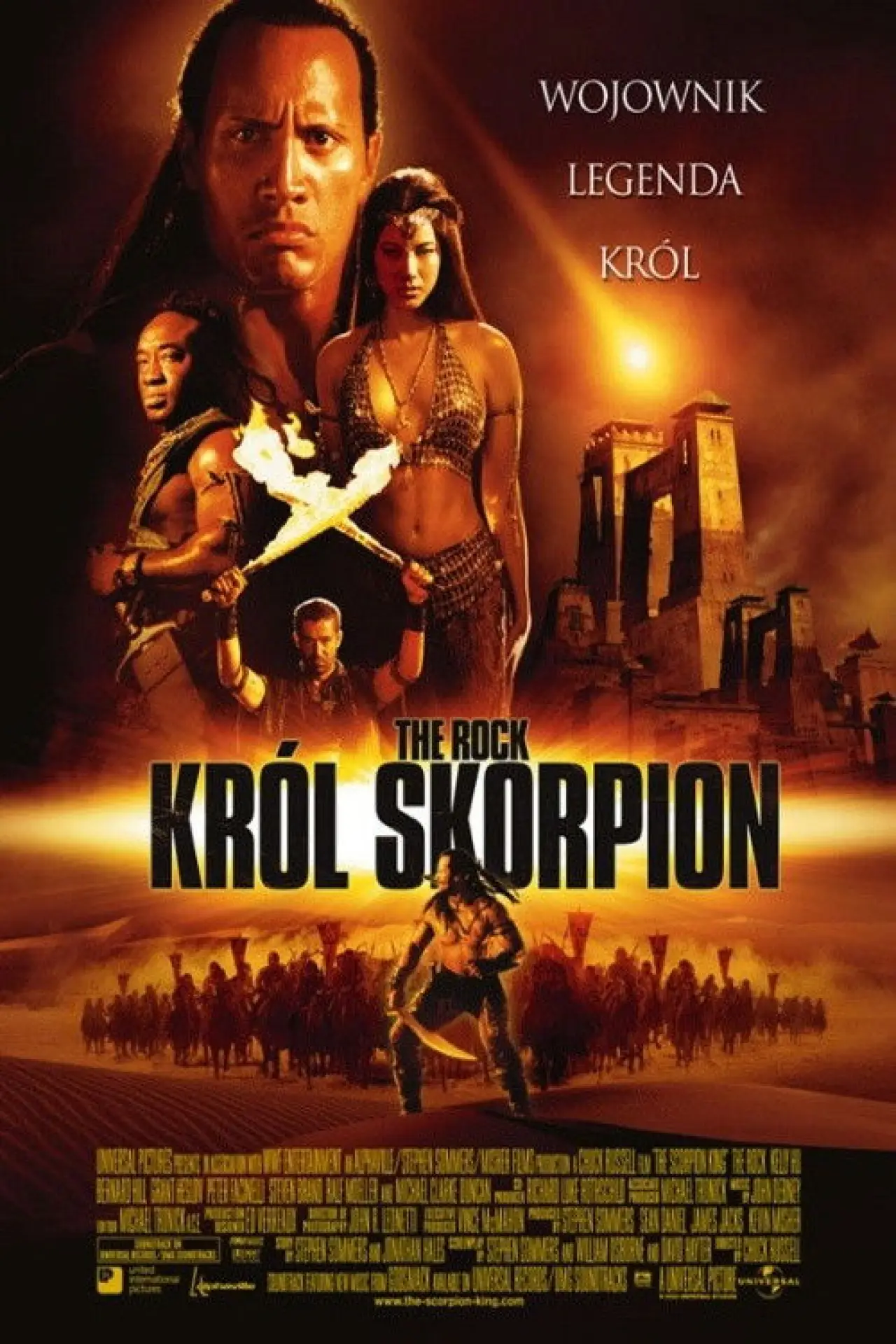 Plakat filmowy "Król Skorpion"