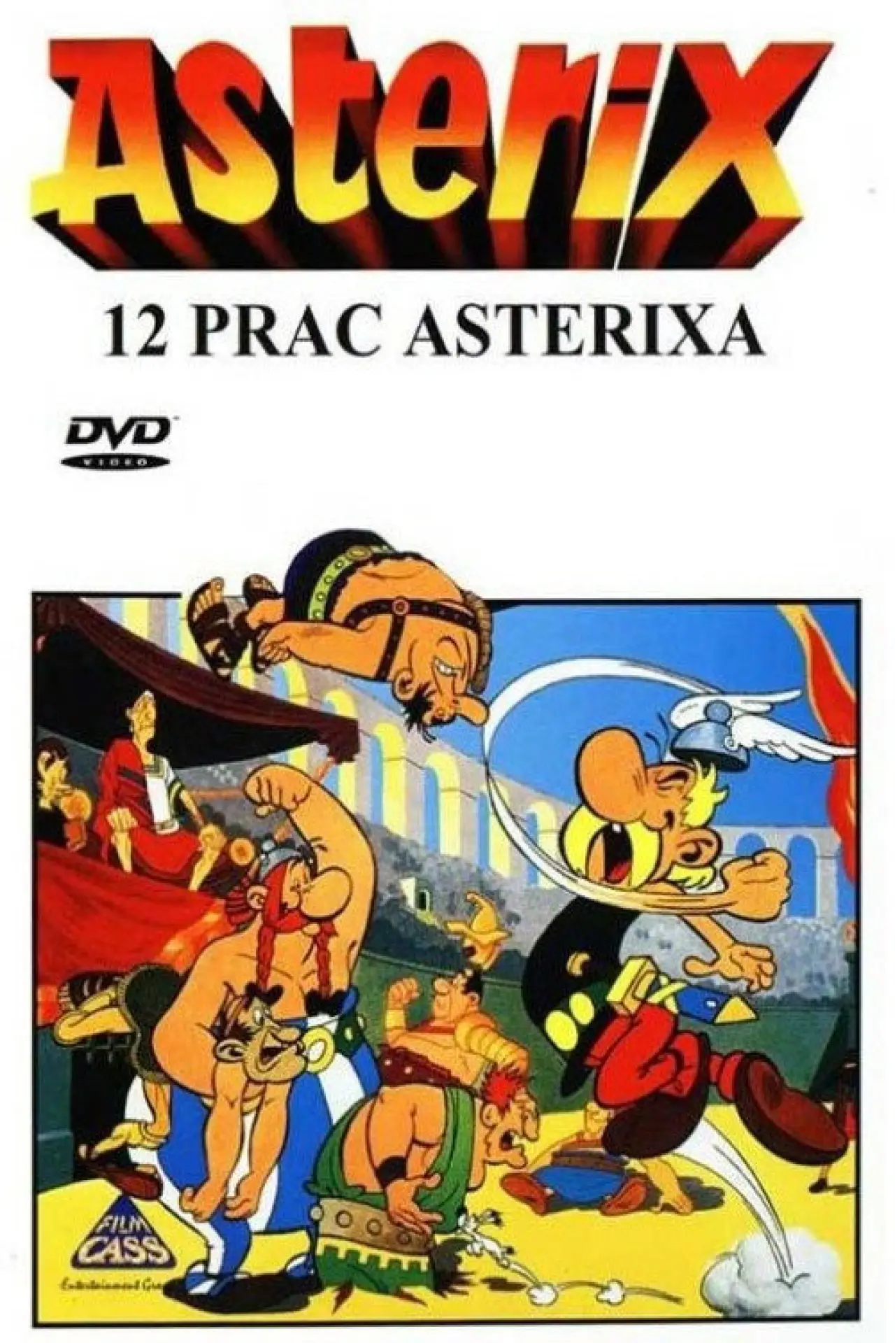 Plakat filmowy "12 prac Asteriksa"