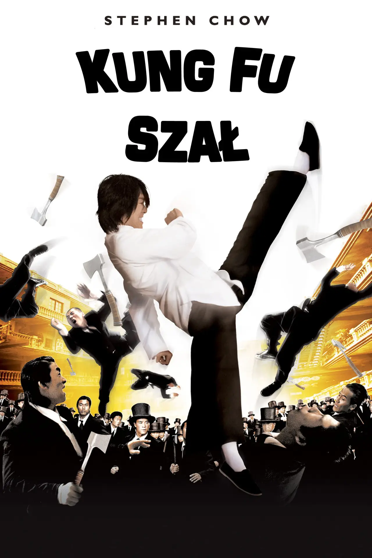 Plakat filmowy "Kung Fu Szał"