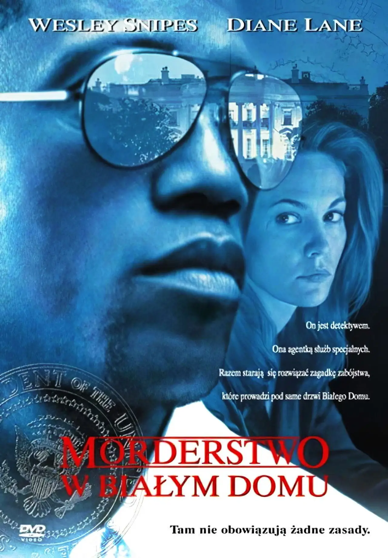 Plakat filmowy "Morderstwo w Białym Domu"