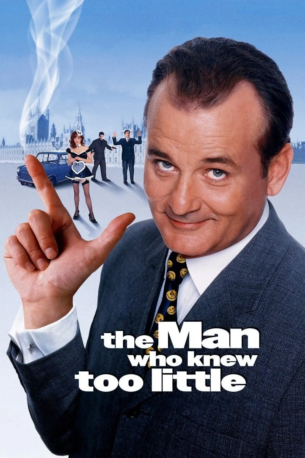Plakat filmowy "Człowiek, który wiedział za mało"