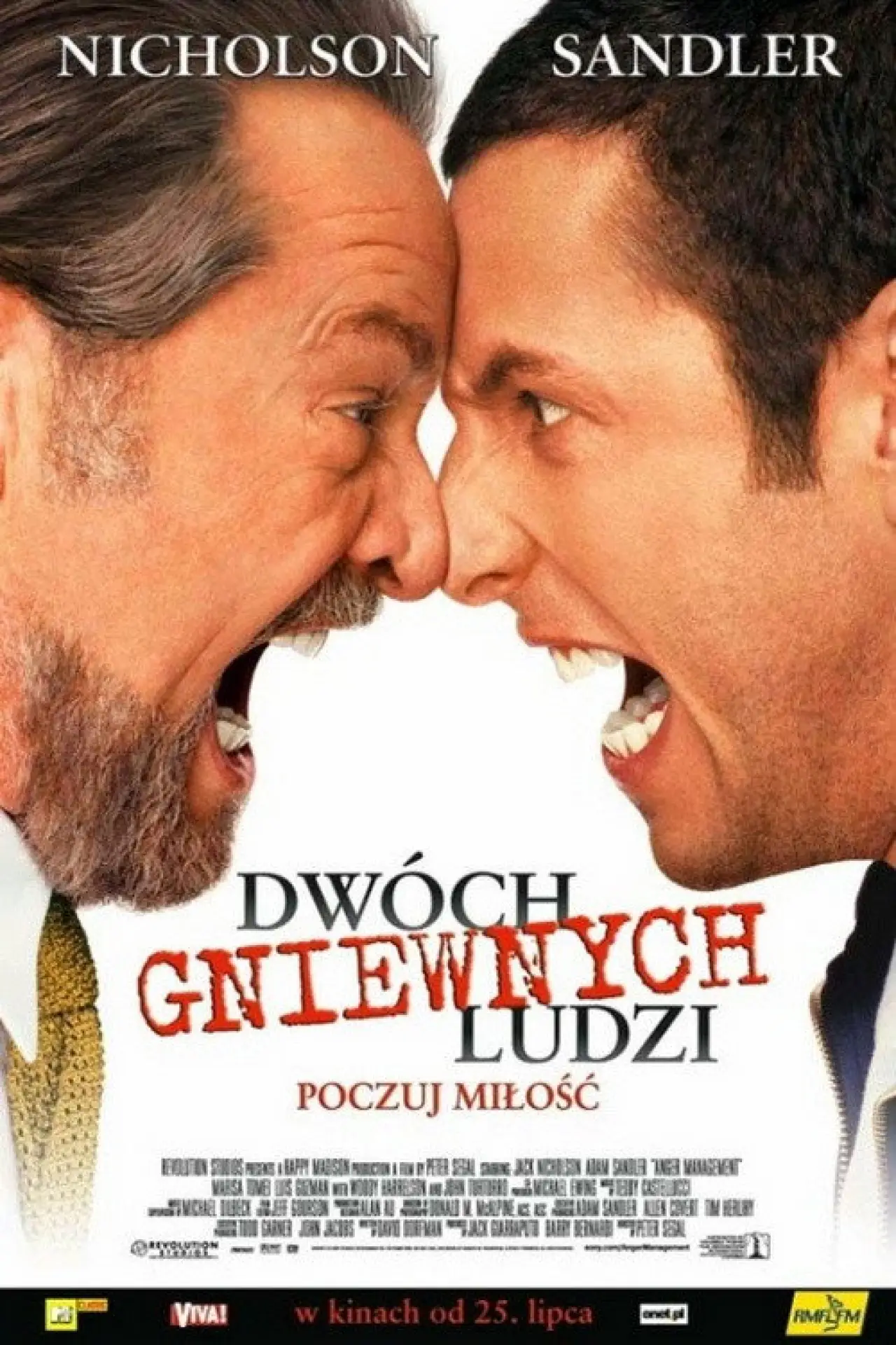 Plakat filmowy "Dwóch gniewnych ludzi"