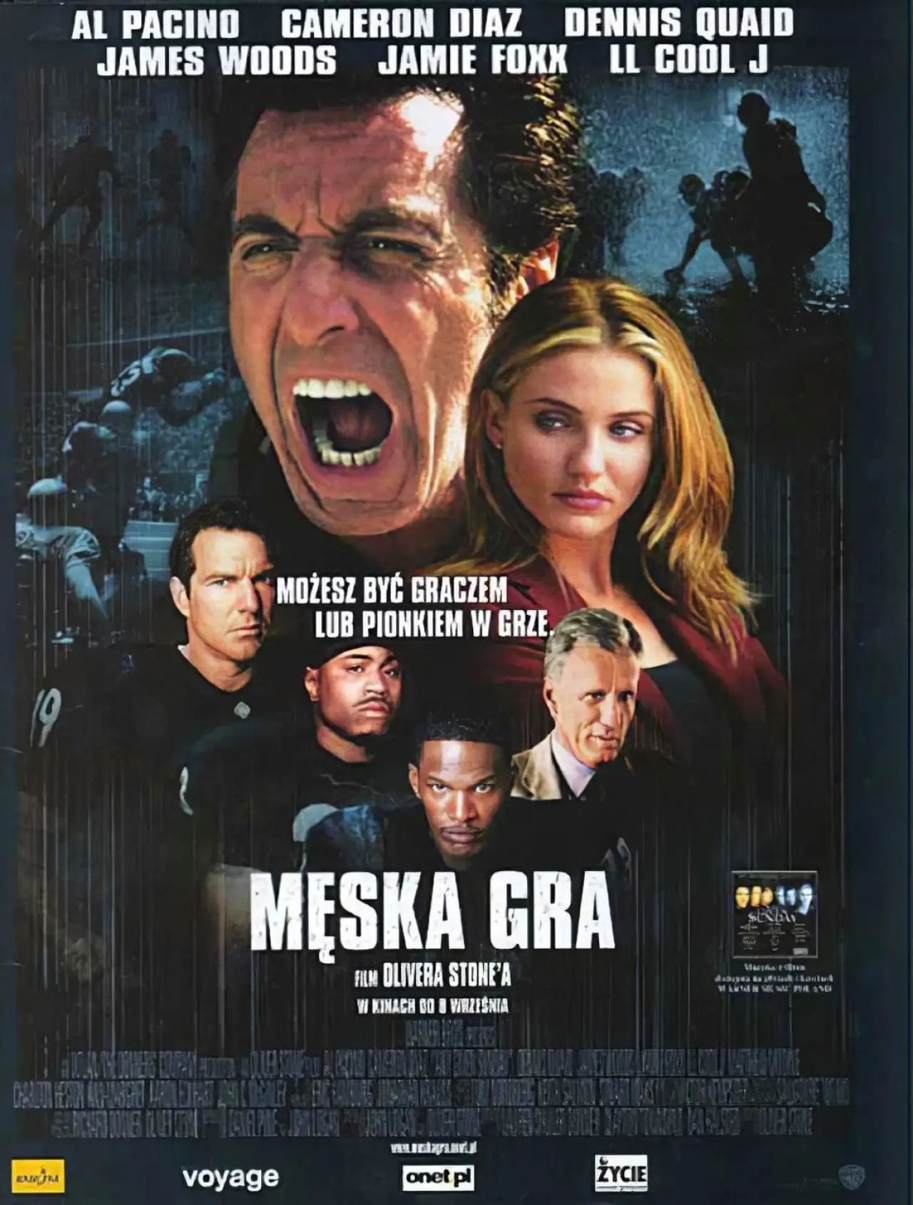 Plakat filmowy "Męska gra"
