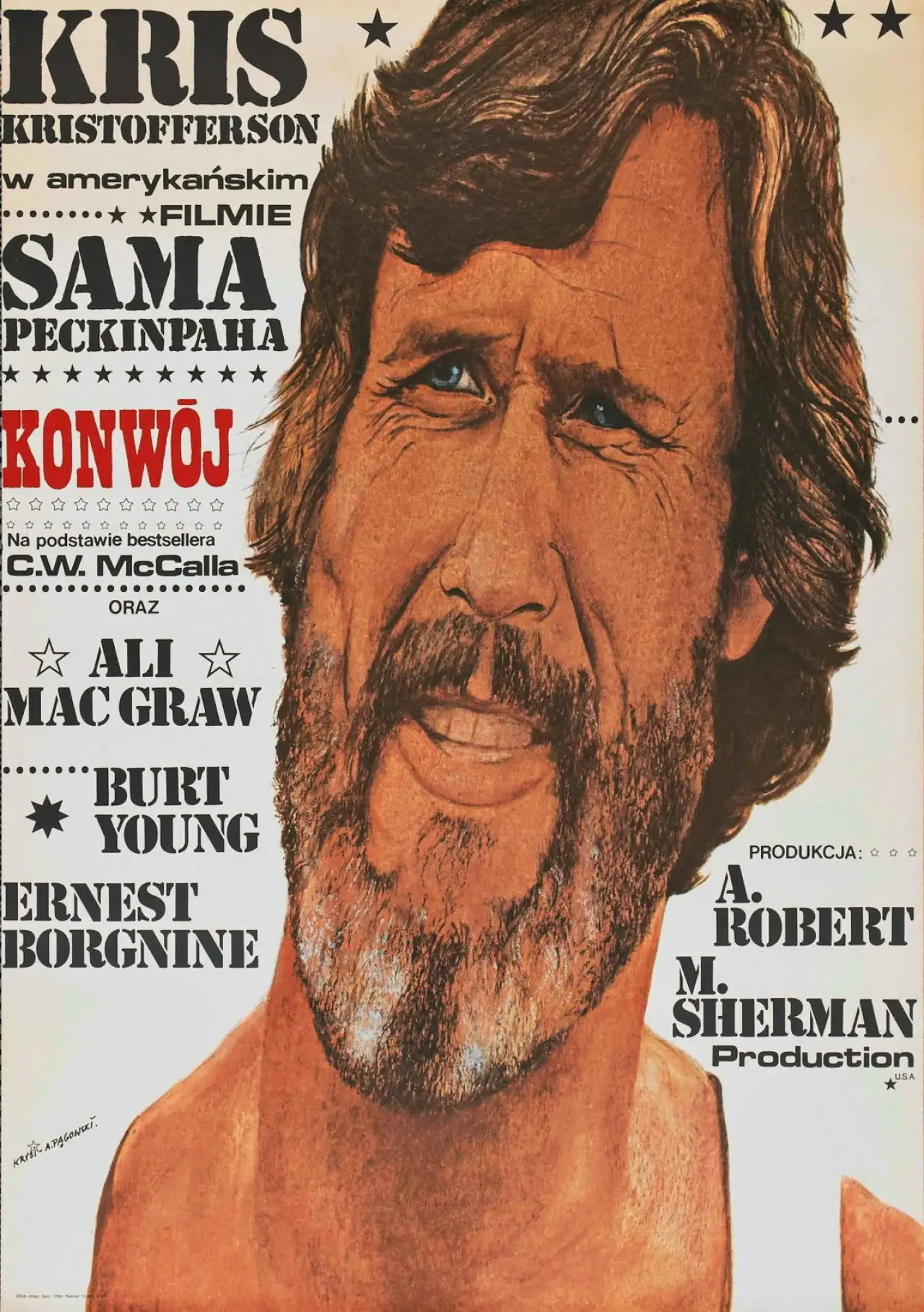 Plakat filmowy "Konwój"