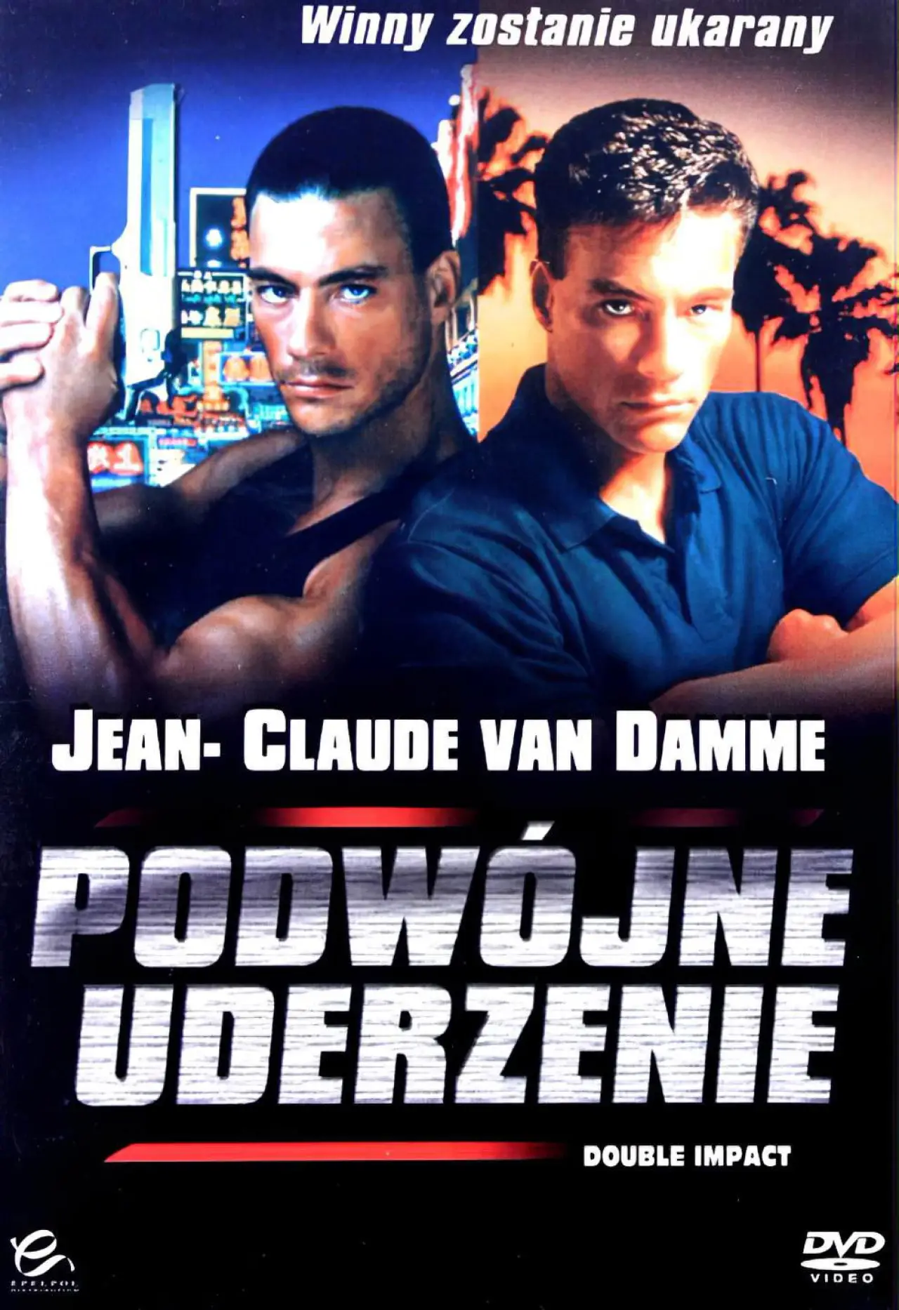 Plakat filmowy "Podwójne uderzenie"