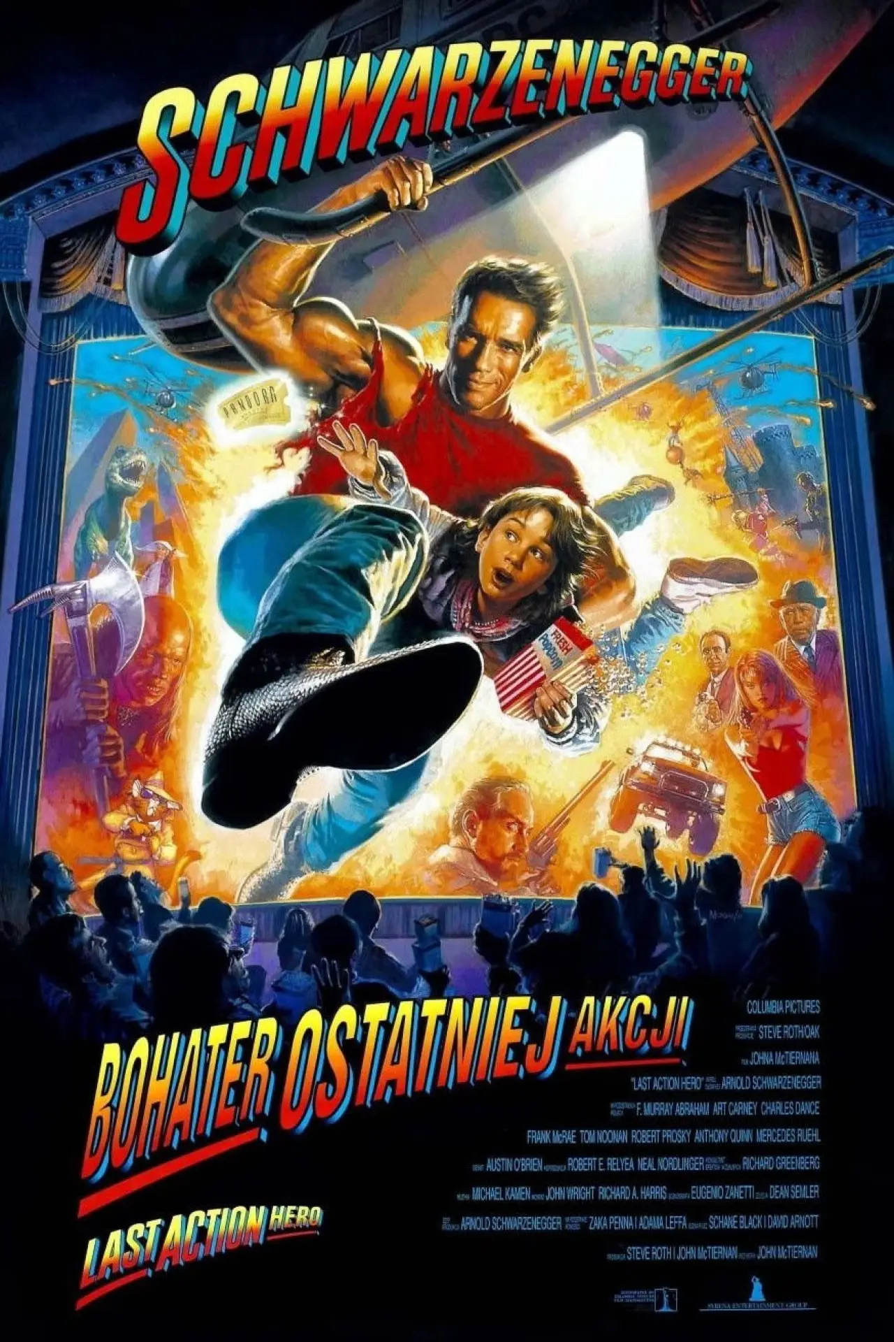 Plakat filmowy "Bohater ostatniej akcji"