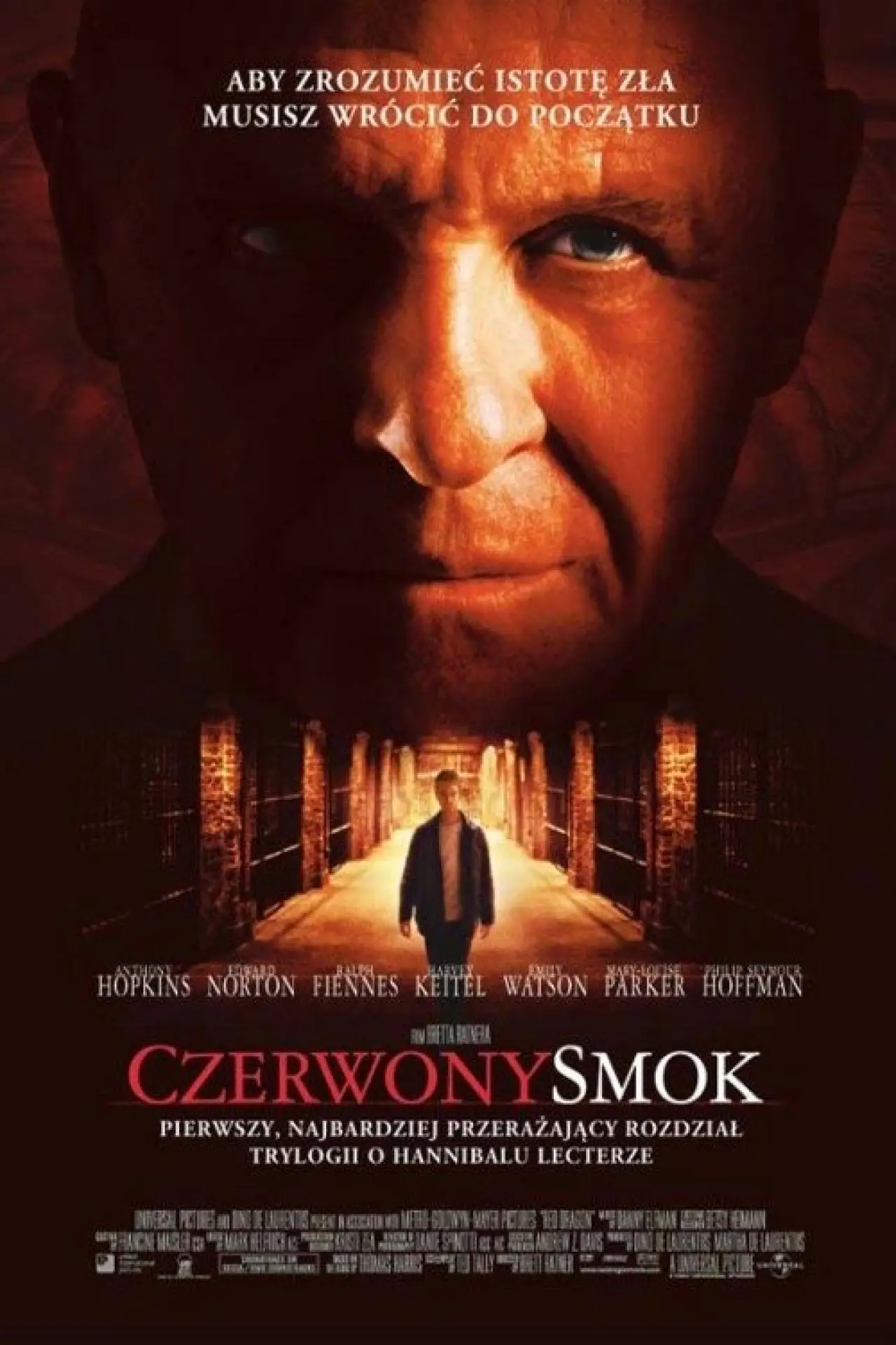 Plakat filmowy "Czerwony smok"