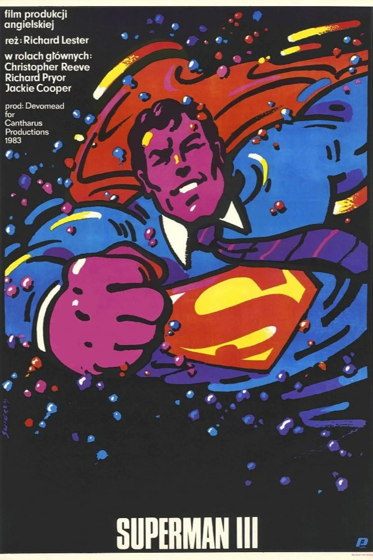 Plakat filmowy "Superman III"