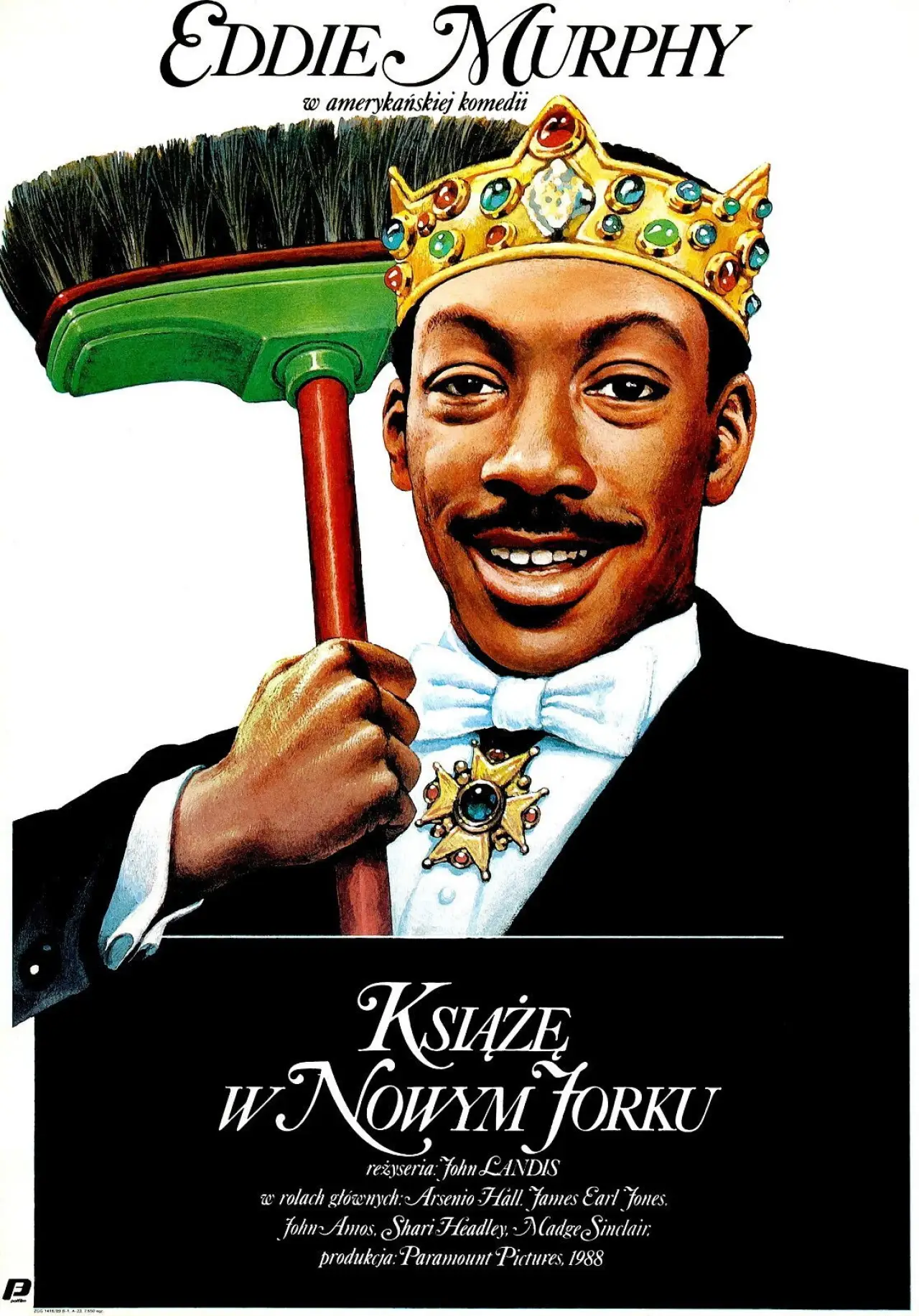 Plakat filmowy "Książę w Nowym Jorku"