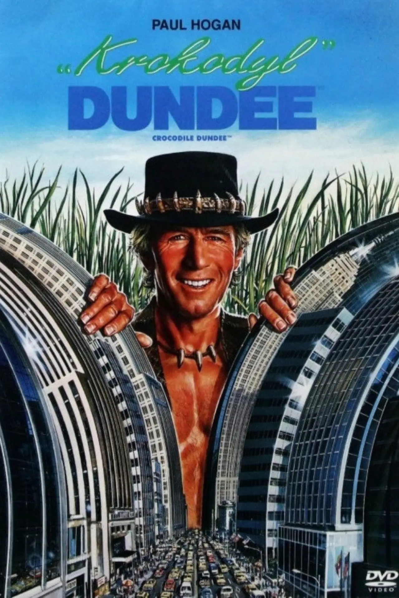 Plakat filmowy "Krokodyl Dundee"