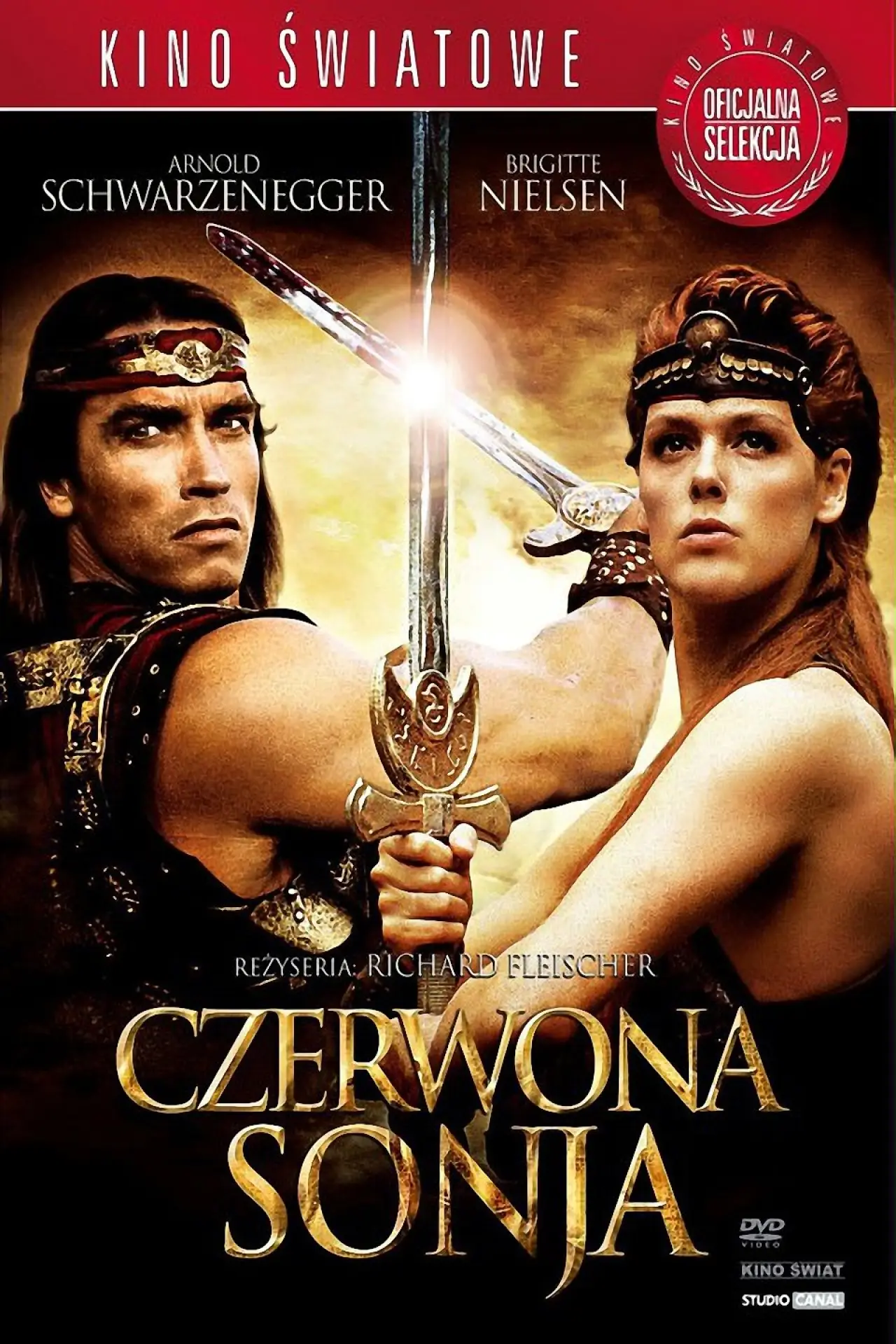 Plakat filmowy "Czerwona Sonja"