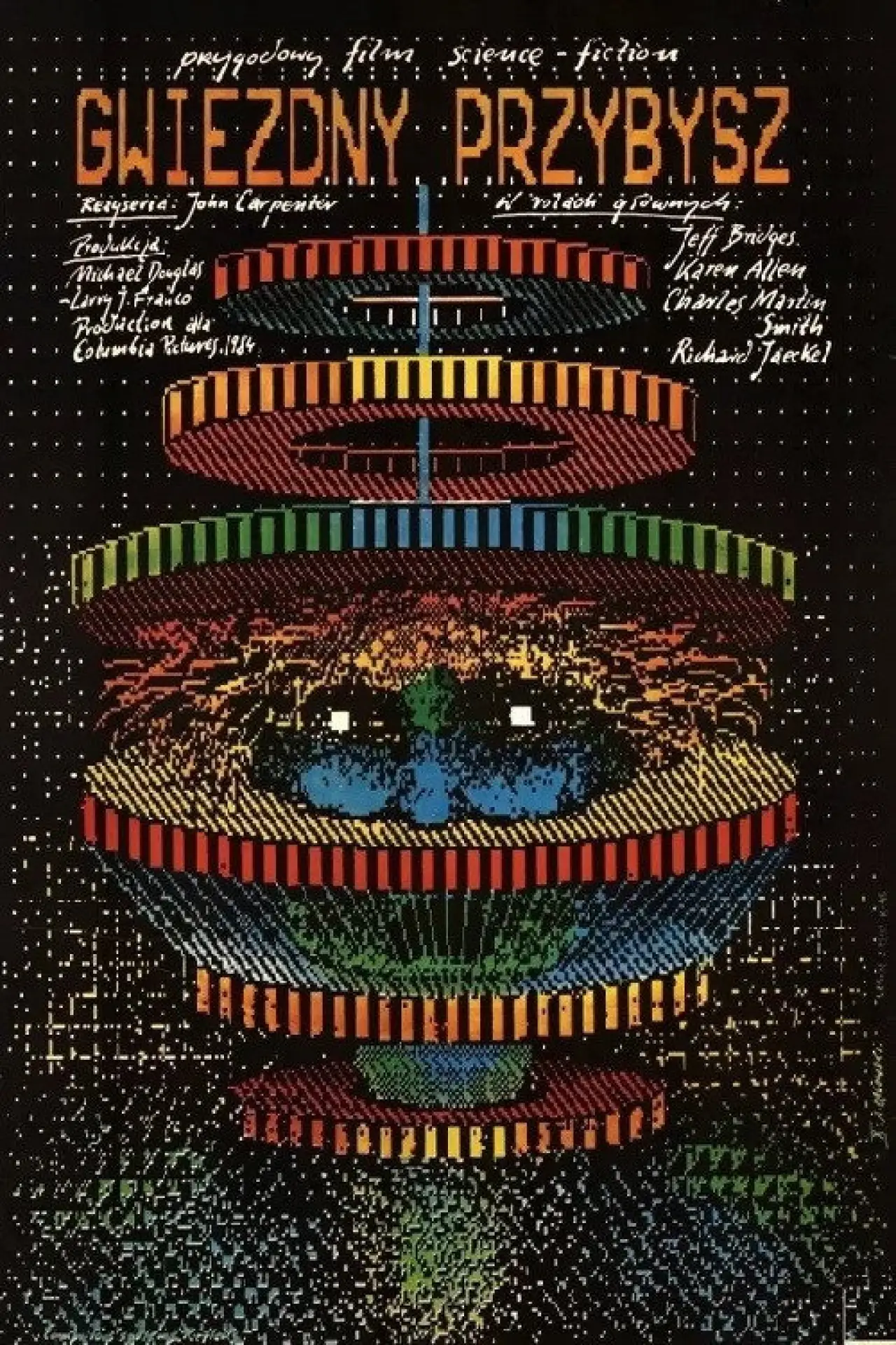 Plakat filmowy "Gwiezdny przybysz"