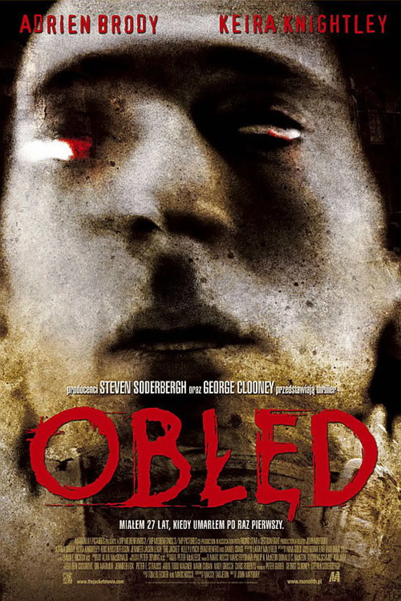 Plakat filmowy "Obłęd"