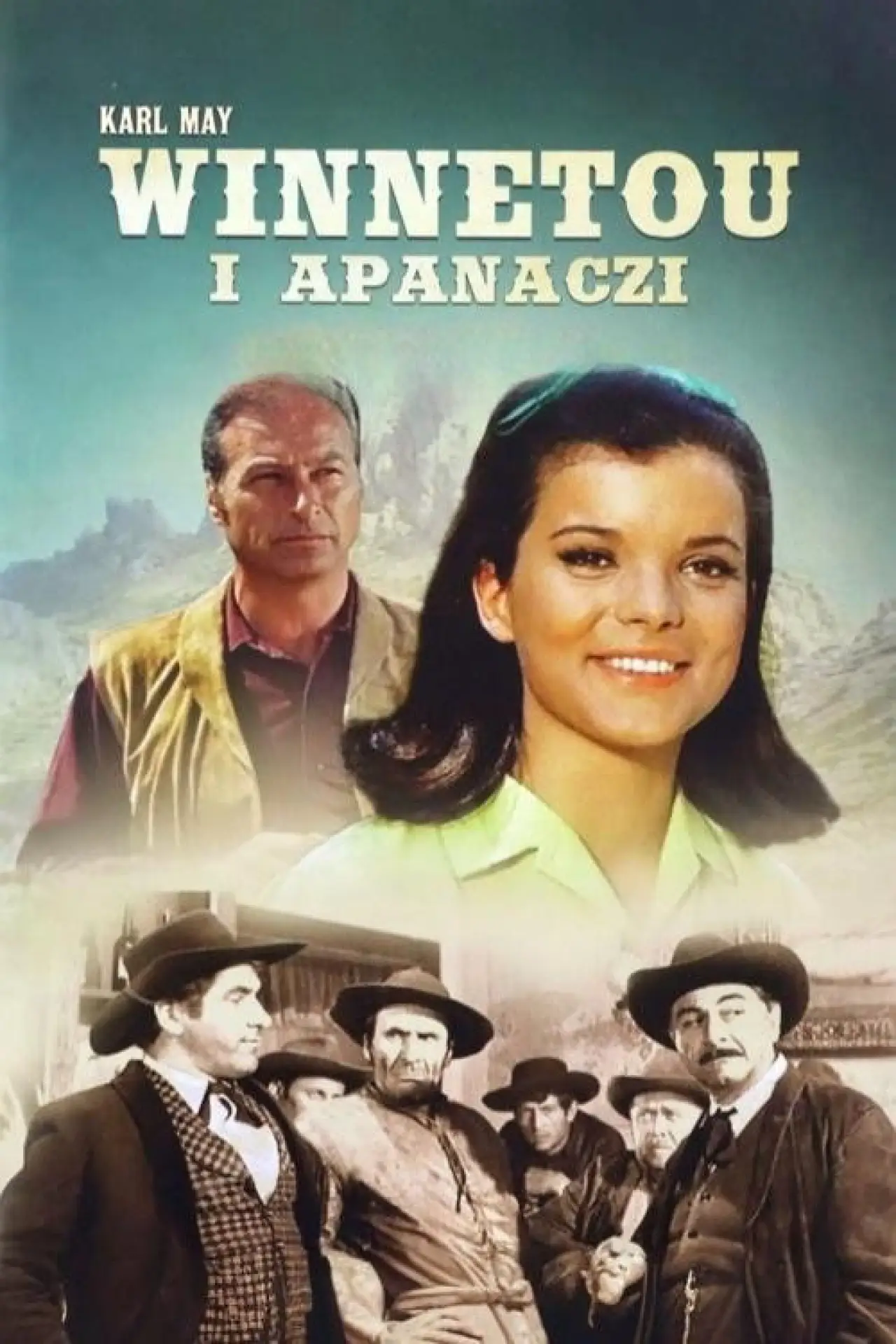 Plakat filmowy "Winnetou i Apanaczi"