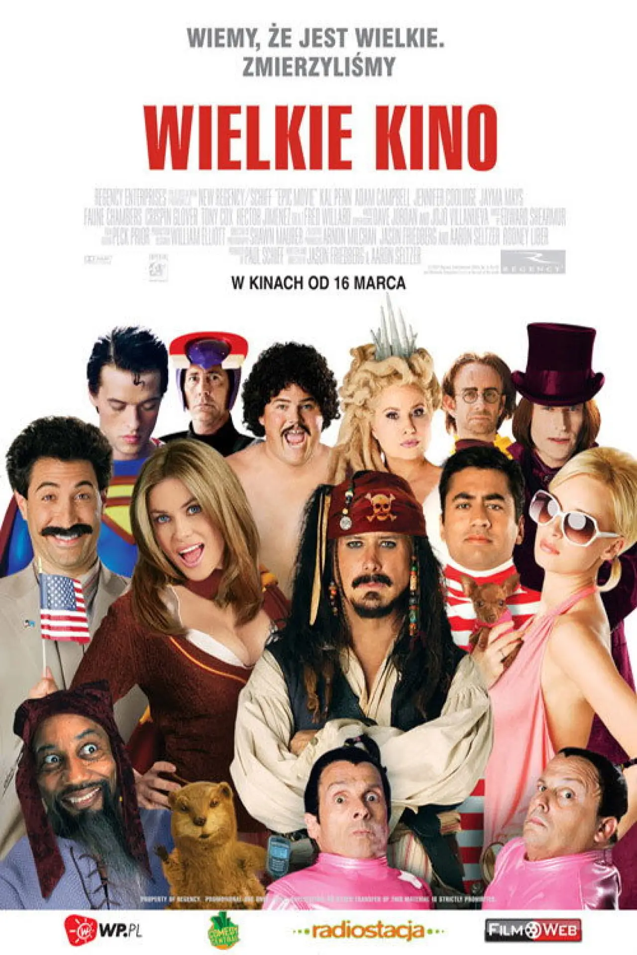 Plakat filmowy "Wielkie kino"