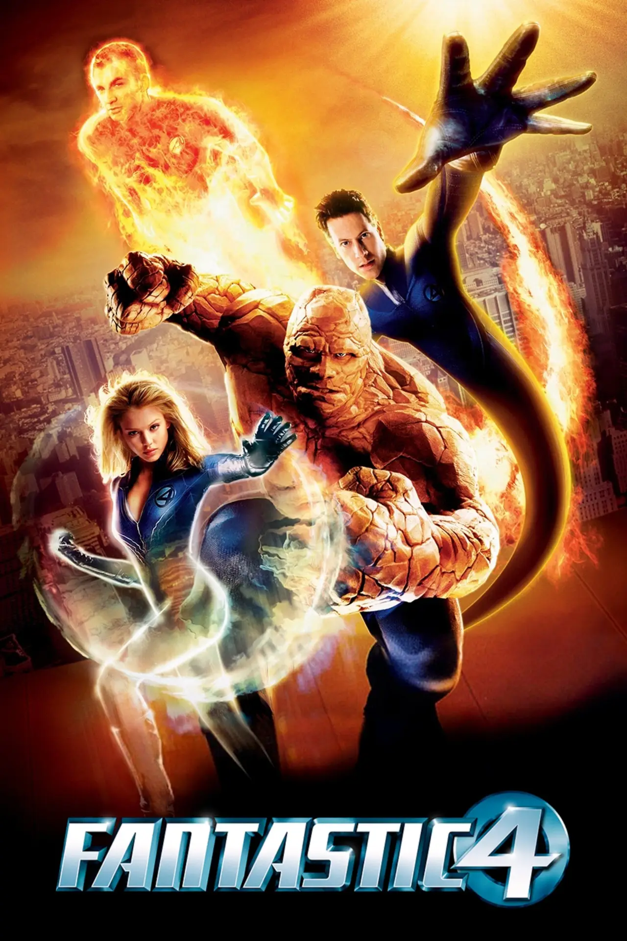 Plakat filmowy "Fantastyczna Czwórka"