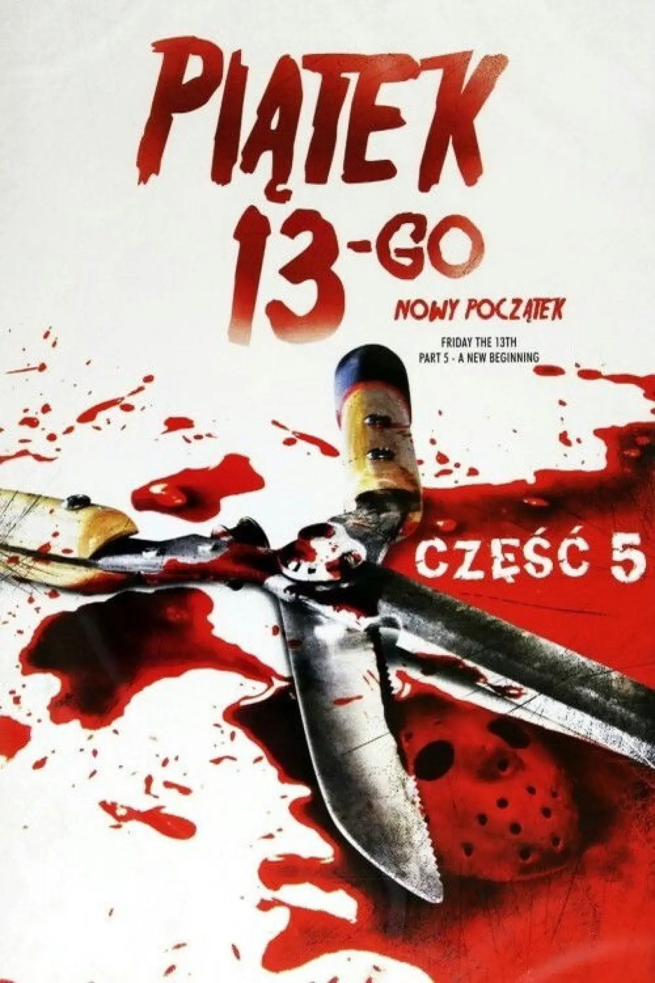 Plakat filmowy "Piątek trzynastego 5: Nowy Początek"