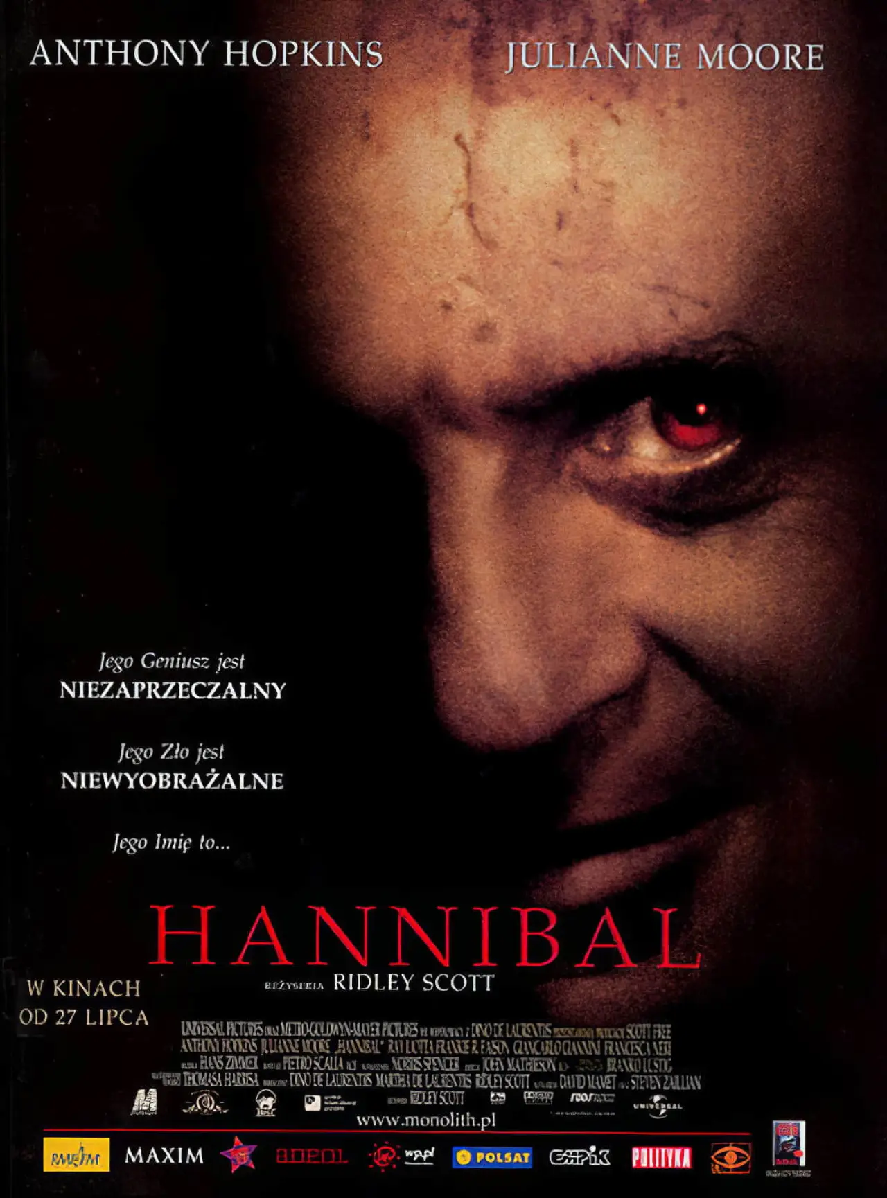 Plakat filmowy "Hannibal"