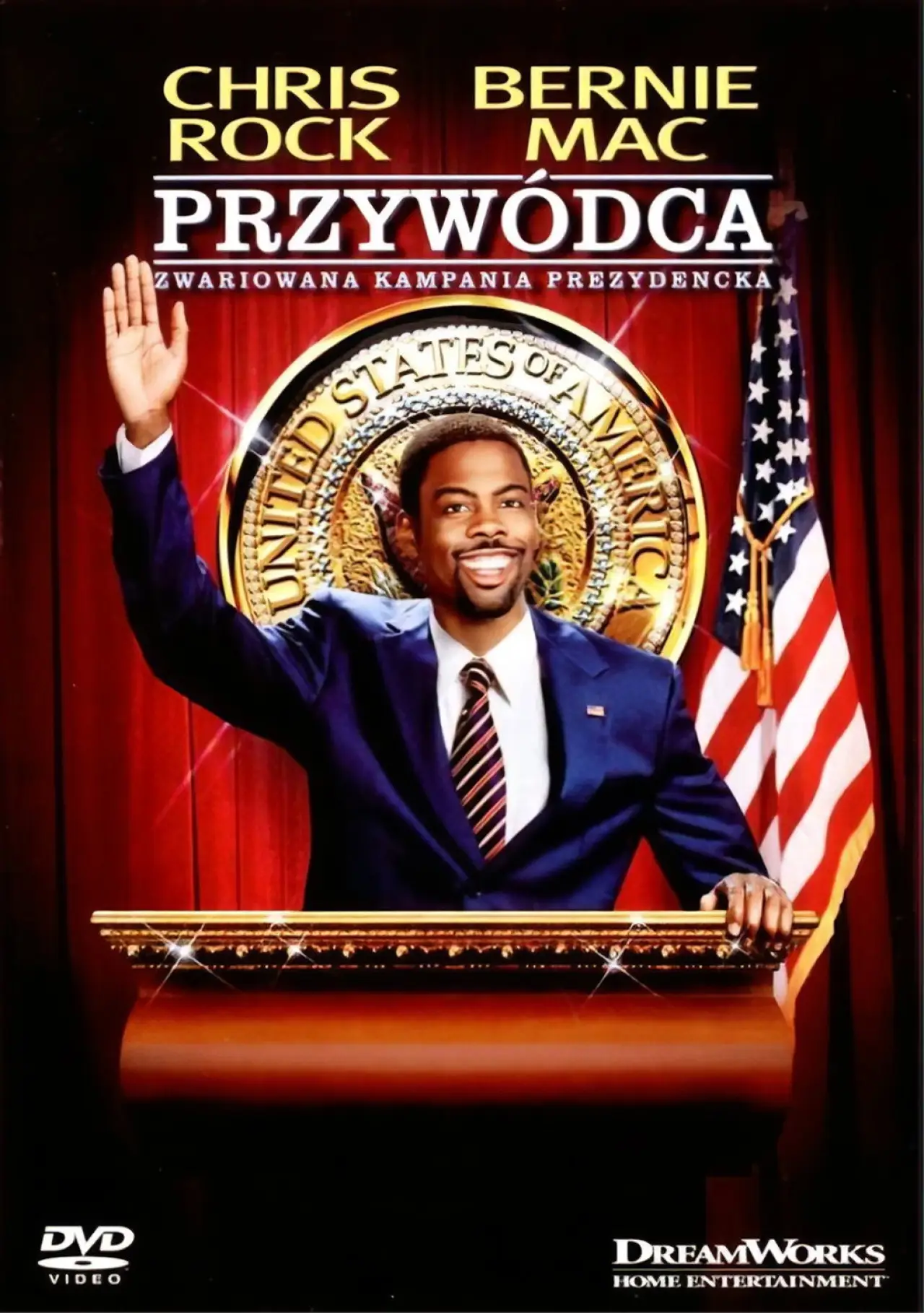 Plakat filmowy "Przywódca - zwariowana kampania prezydencka"