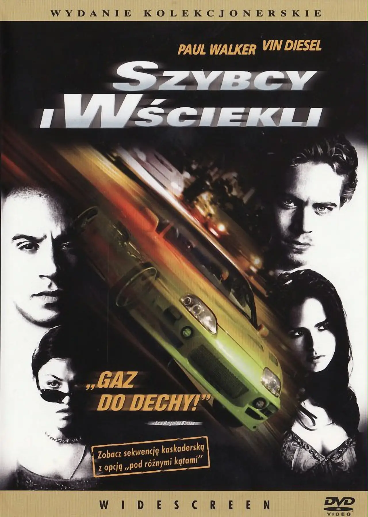 Plakat filmowy "Szybcy i wściekli"