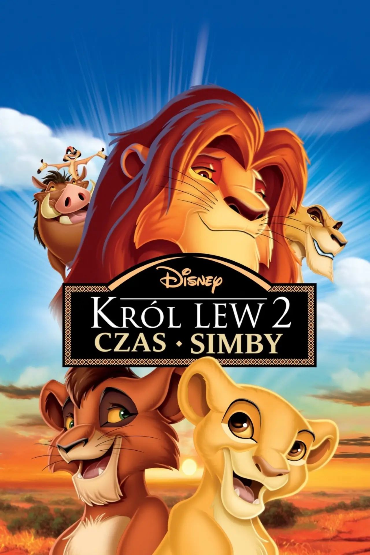 Plakat filmowy "Król Lew II: Czas Simby"