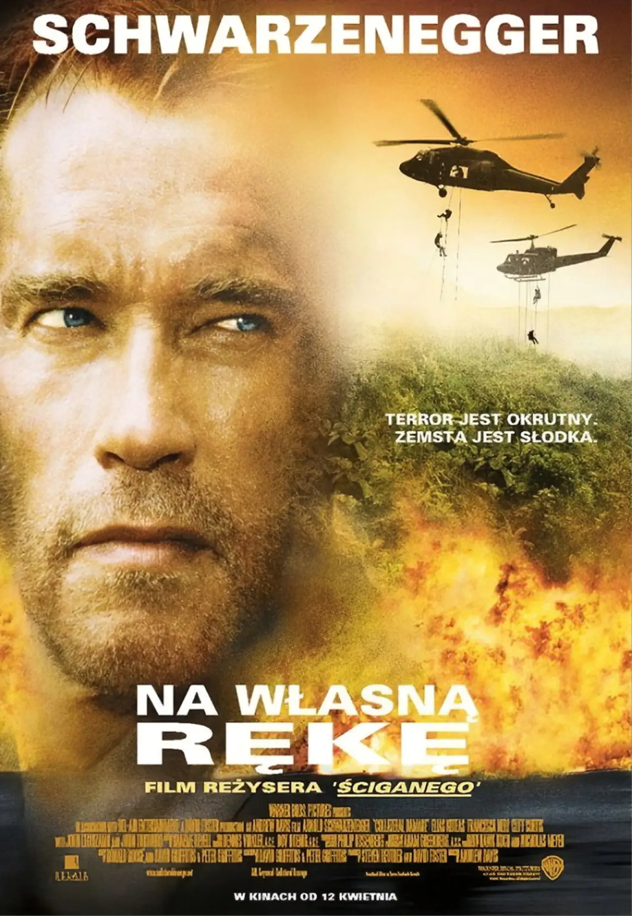 Plakat filmowy "Na Własną Rękę"