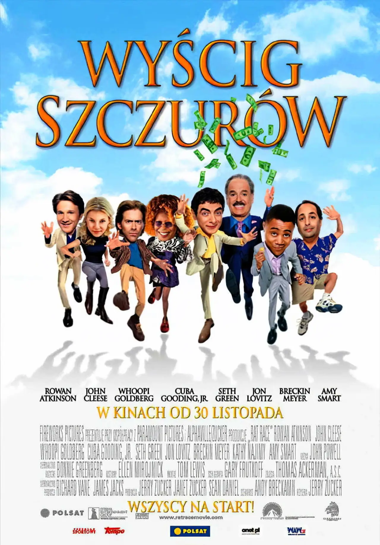Plakat filmowy "Wyścig szczurów"