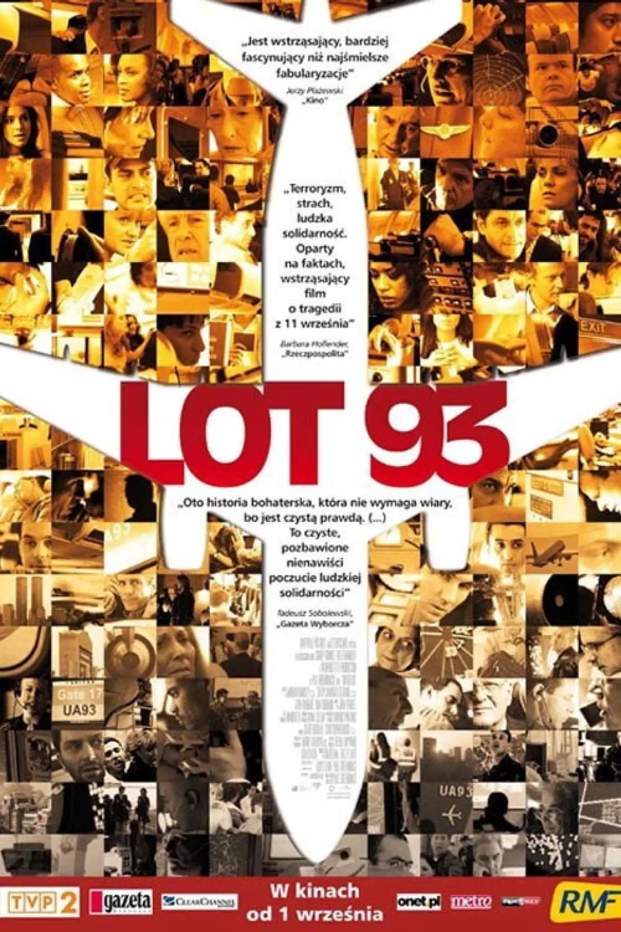 Plakat filmowy "Lot 93"