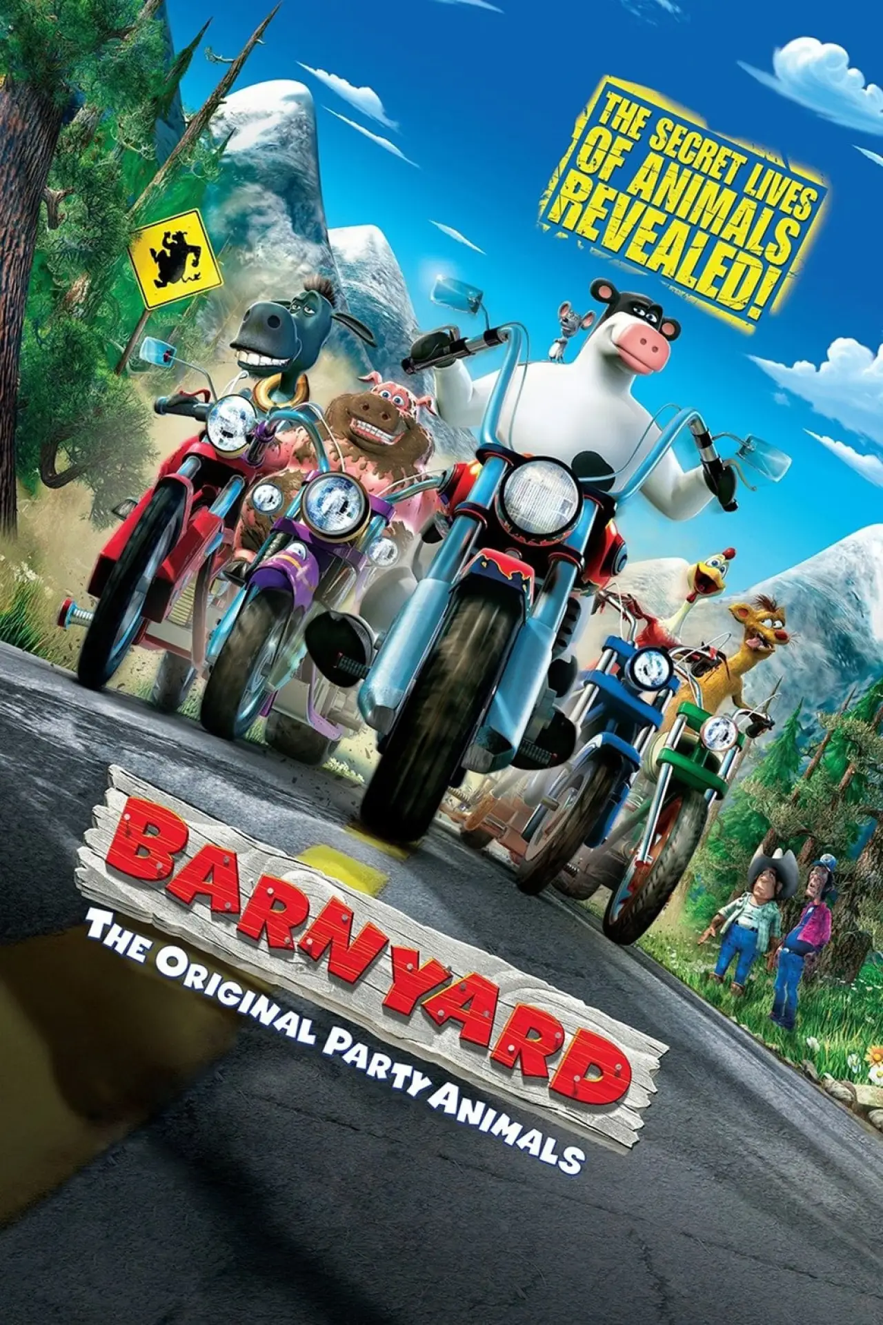 Plakat filmowy "Krowy na wypasie"