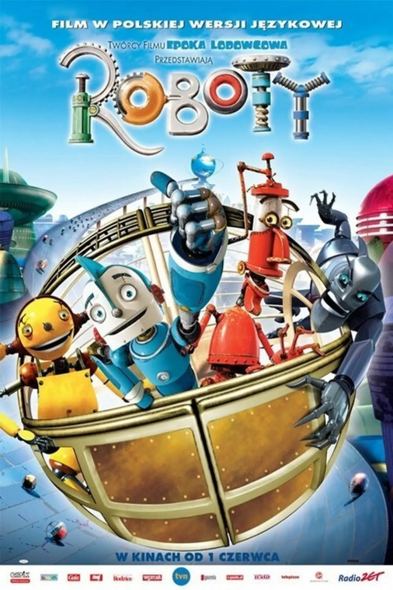 Plakat filmowy "Roboty"