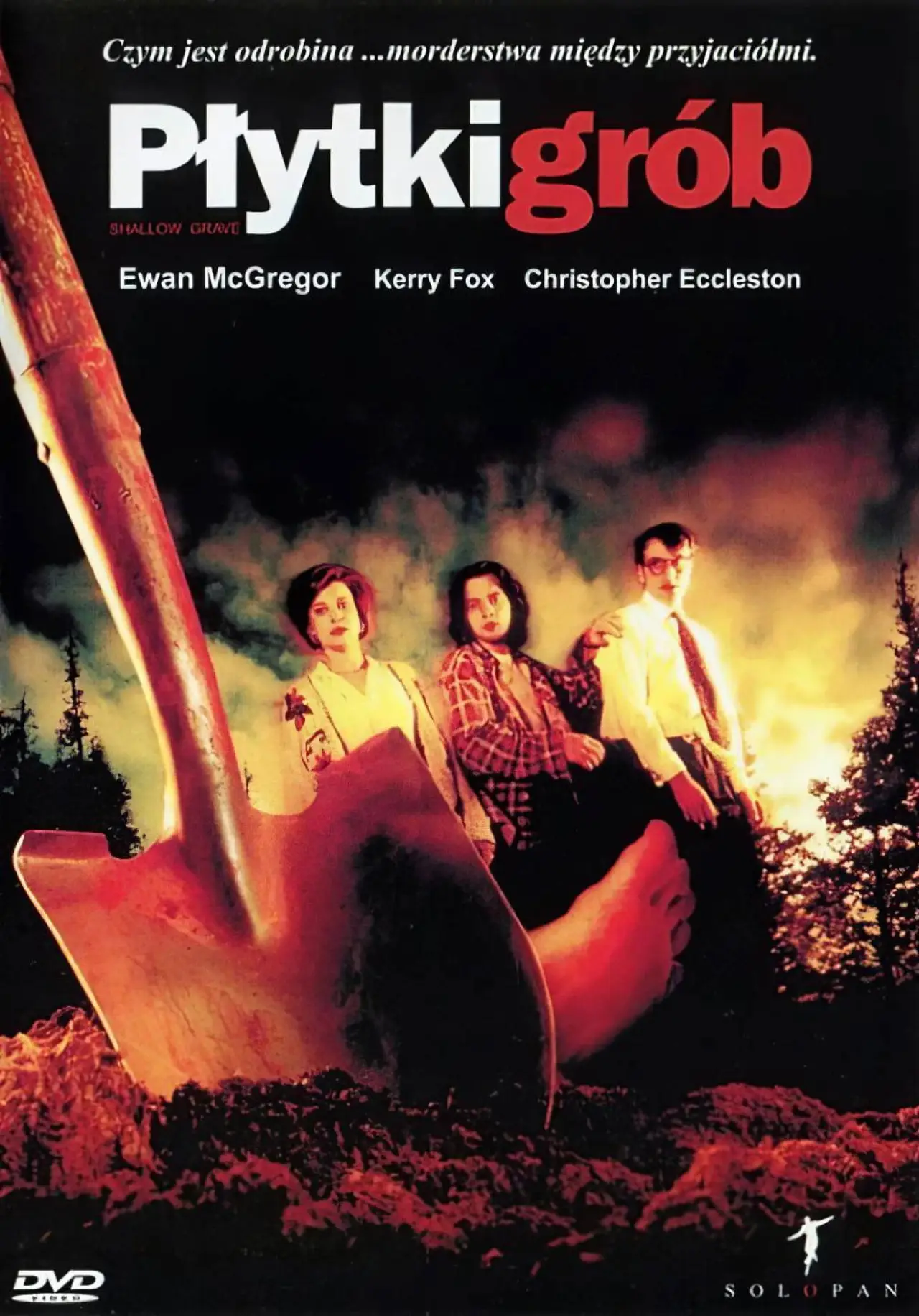 Plakat filmowy "Płytki grób"