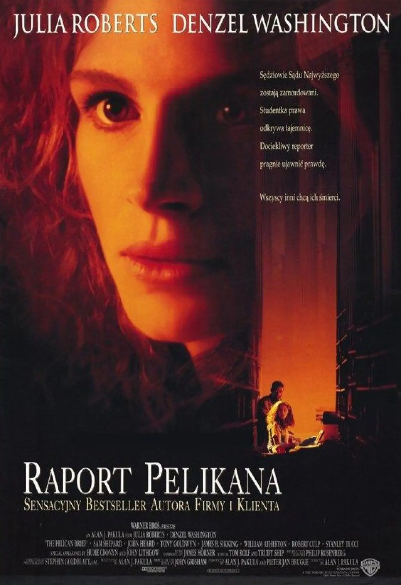 Plakat filmowy "Raport Pelikana"
