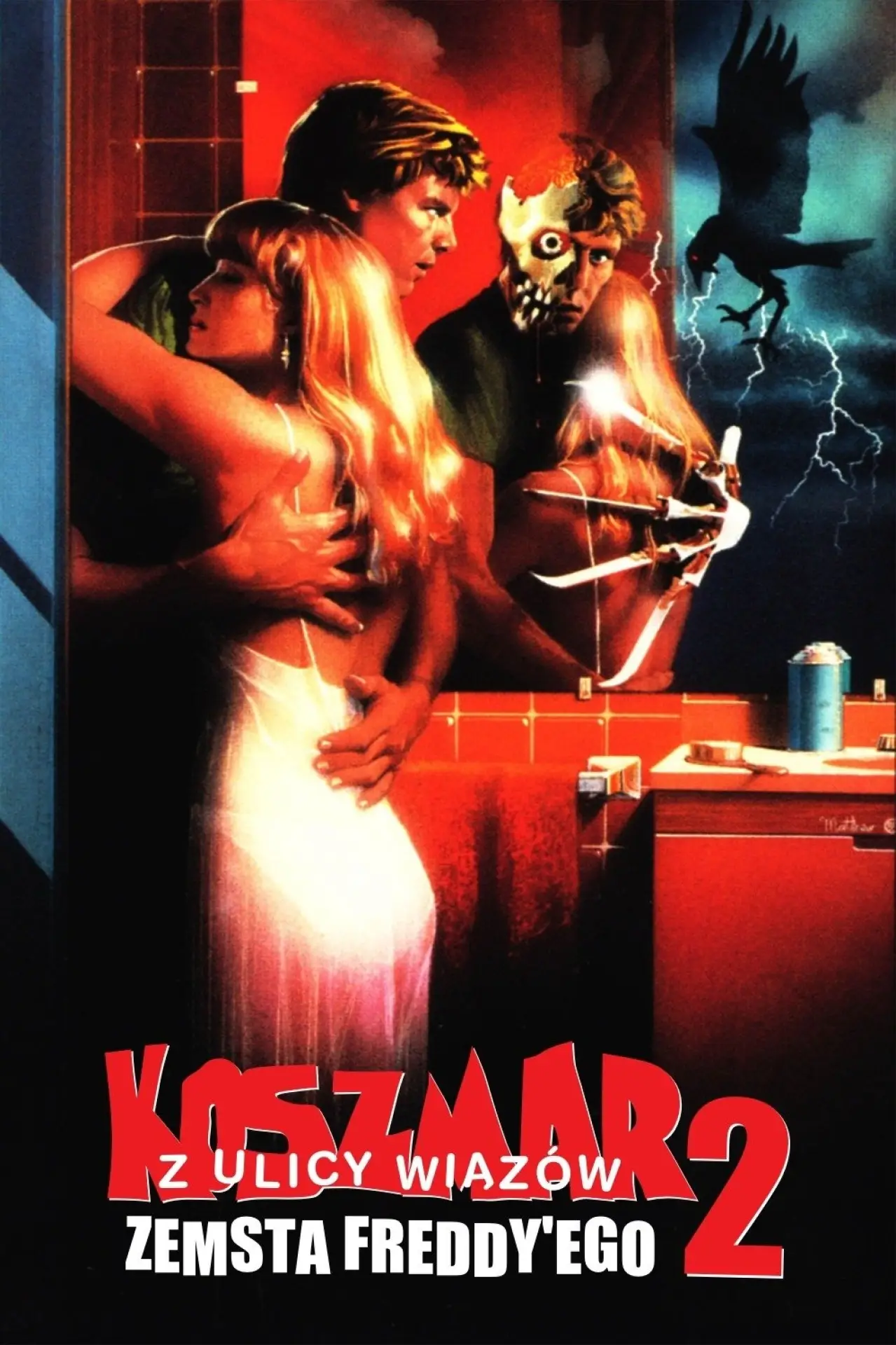 Plakat filmowy "Koszmar z Ulicy Wiązów 2: Zemsta Freddy