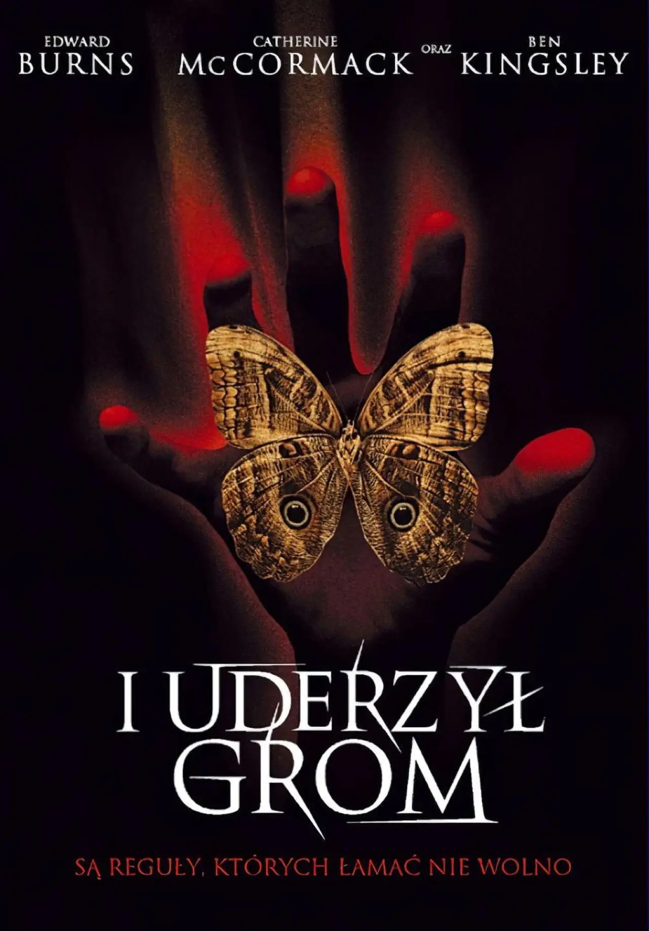 Plakat filmowy "I uderzył grom"