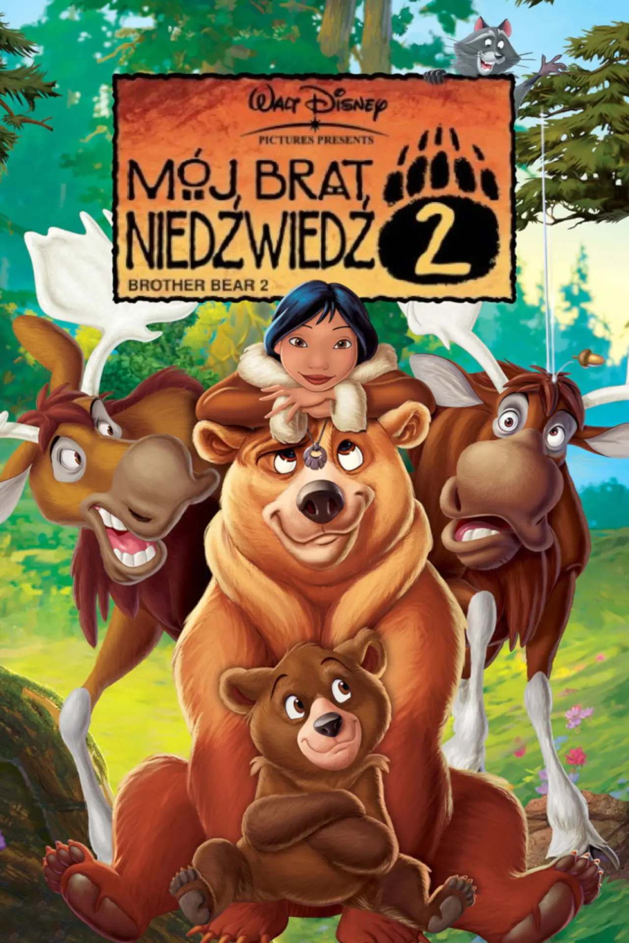 Plakat filmowy "Mój brat niedźwiedź 2"
