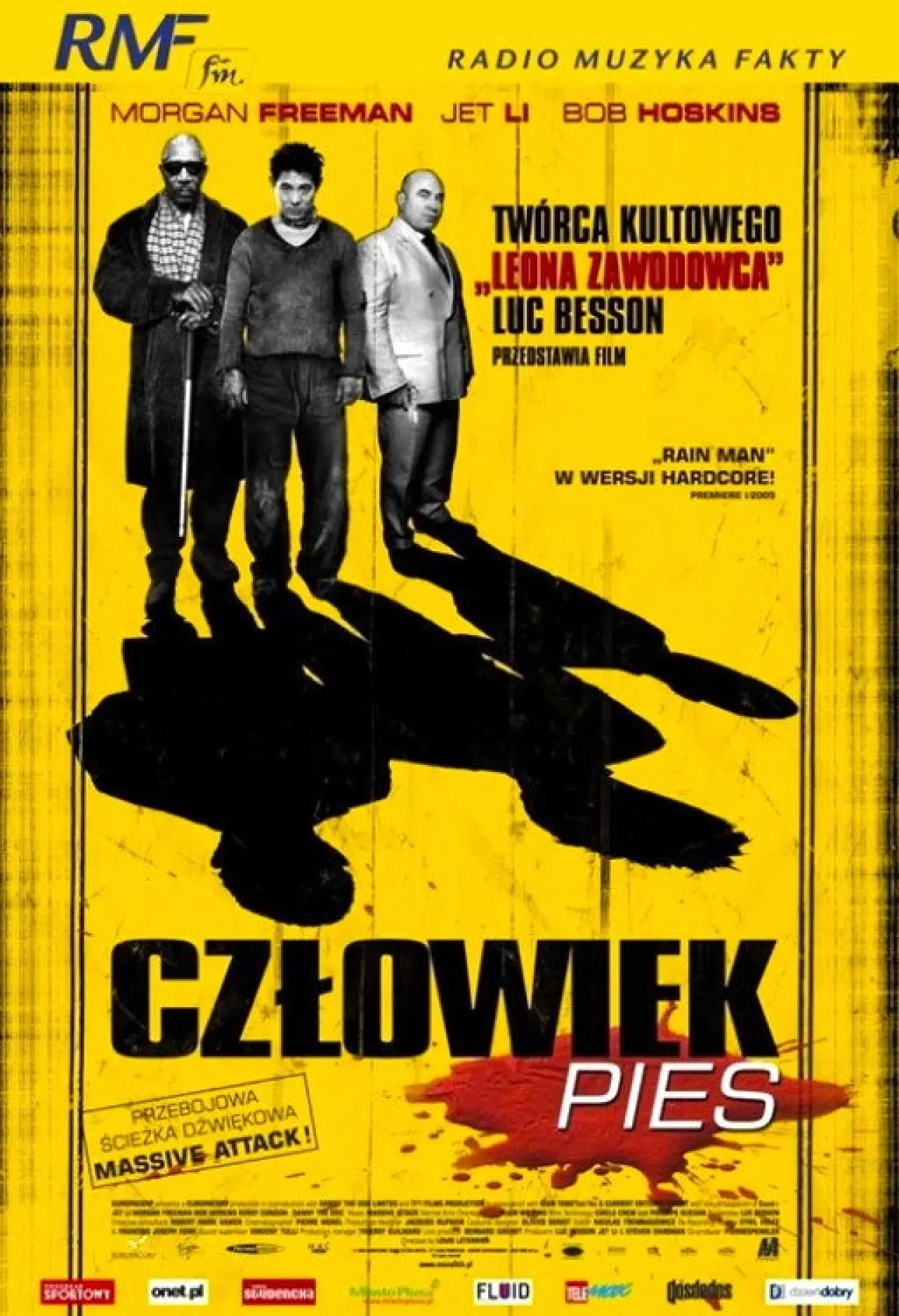 Plakat filmowy "Człowiek Pies"