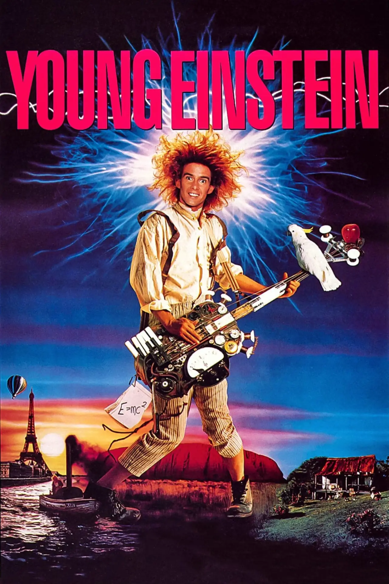 Plakat filmowy "Młody Einstein"