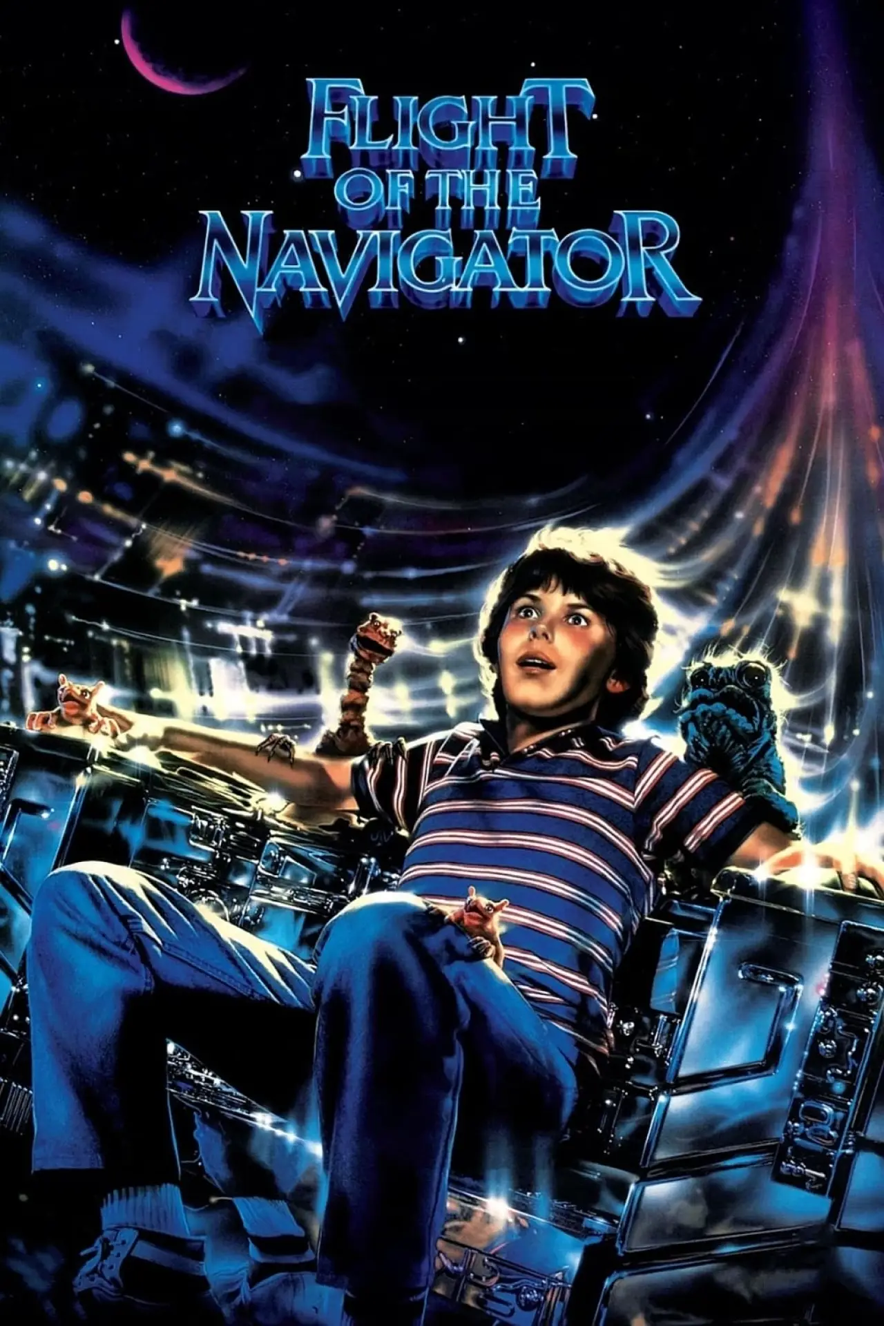 Plakat filmowy "Ucieczka nawigatora"