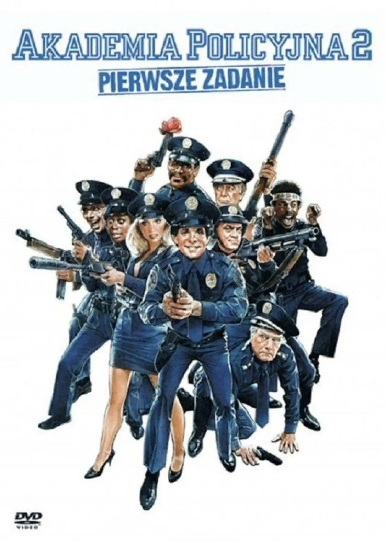Plakat filmowy "Akademia Policyjna 2: Pierwsze Zadanie"