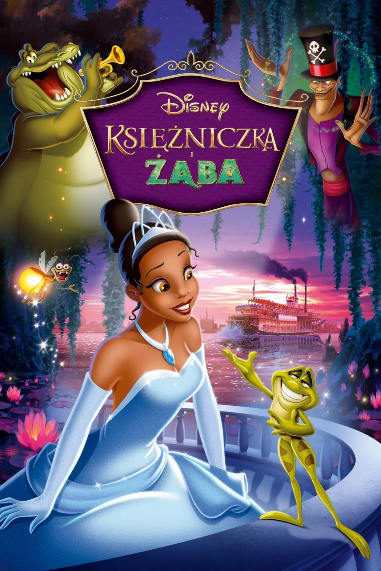 Plakat filmowy "Księżniczka i Żaba"