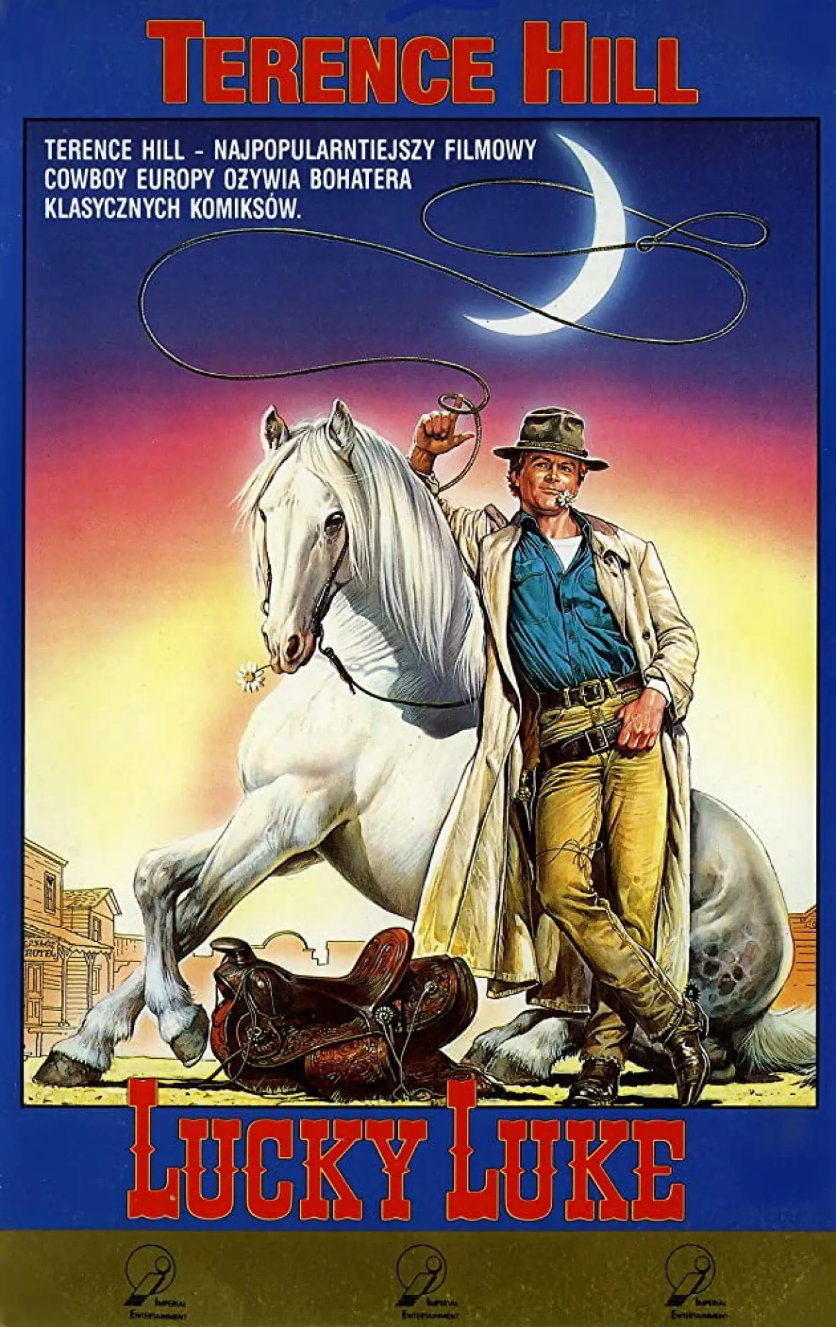 Plakat filmowy "Dzielny Szeryf Lucky Luke"
