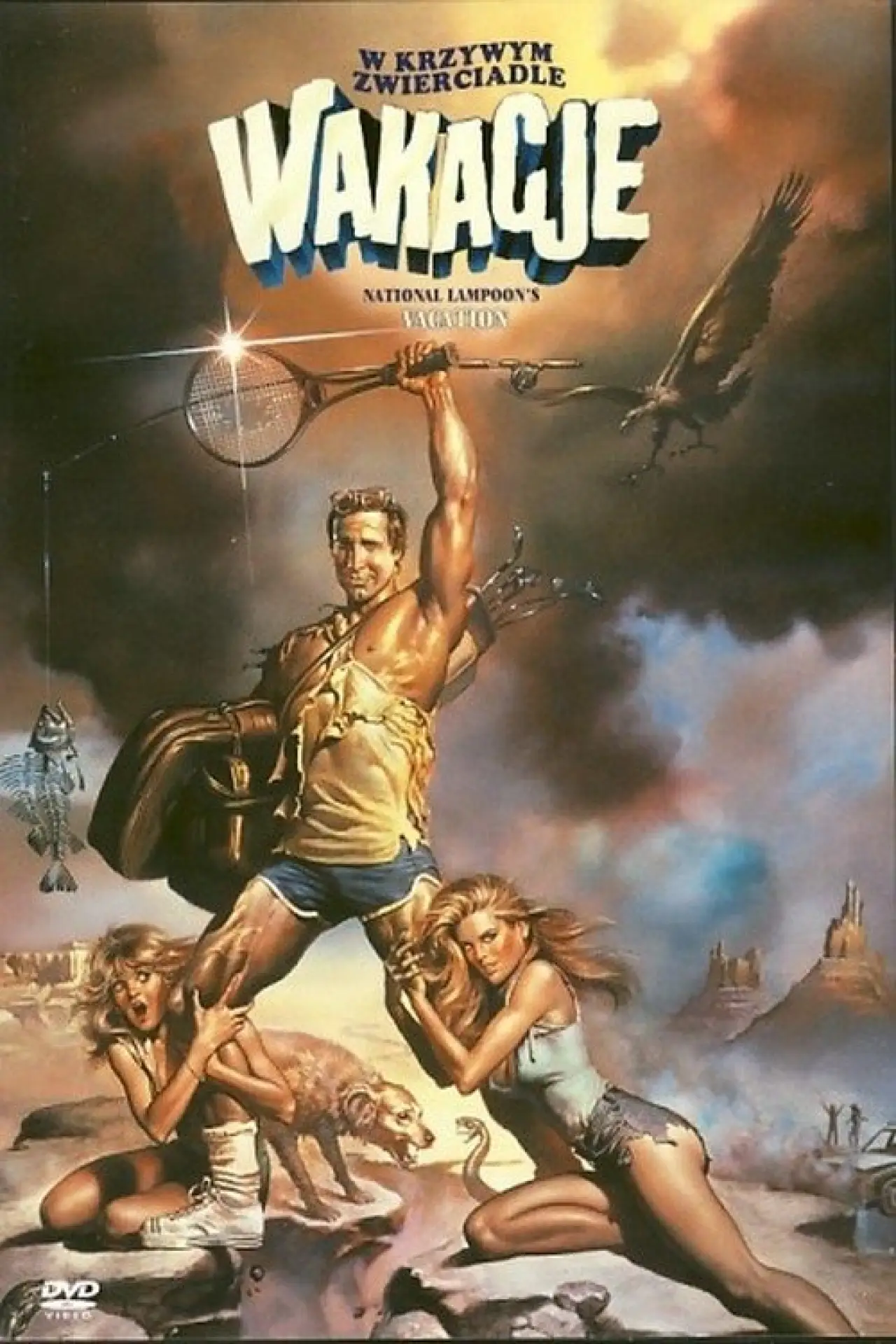Plakat filmowy "W krzywym zwierciadle: Wakacje"