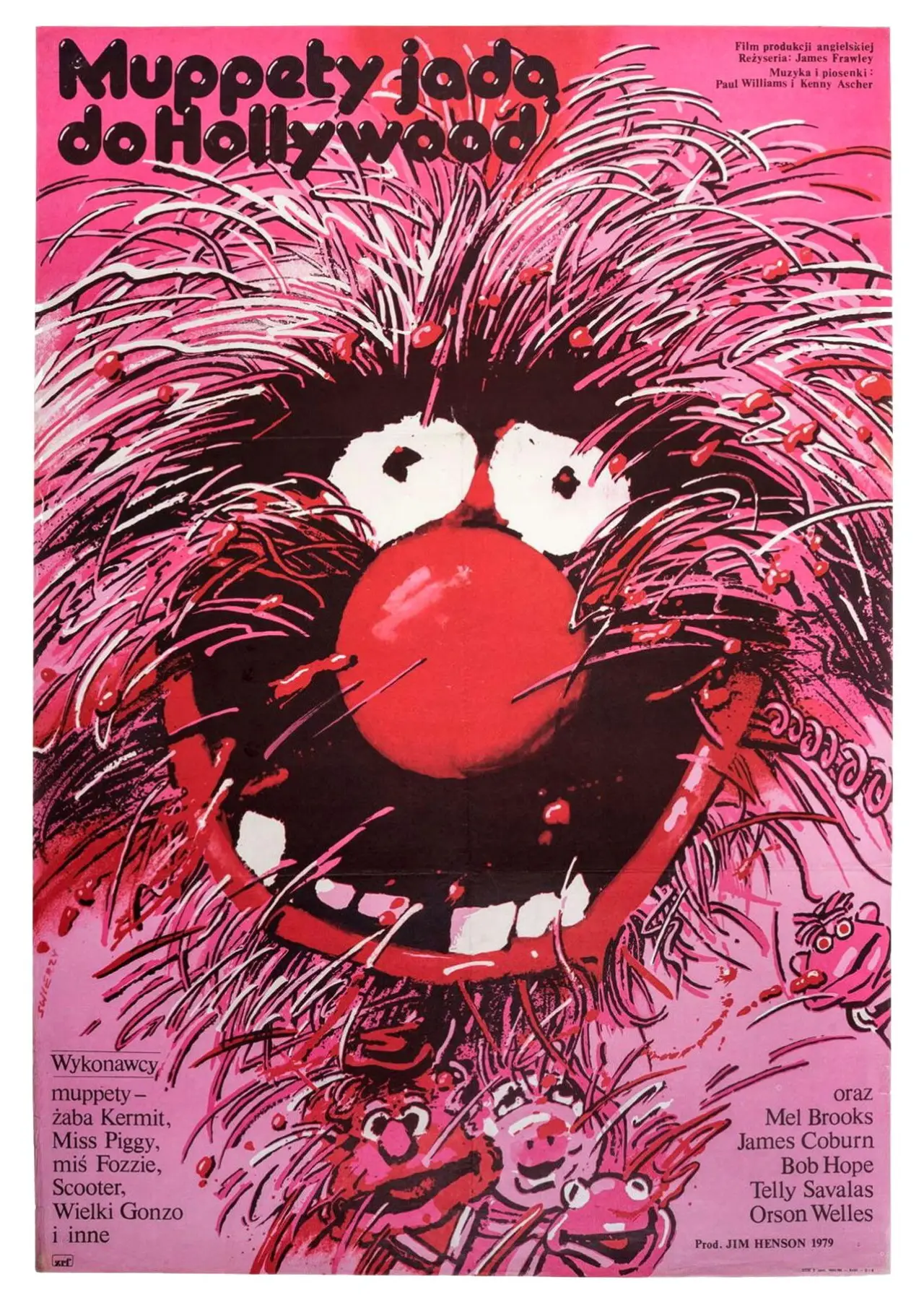 Plakat filmowy "Wielka wyprawa muppetów"