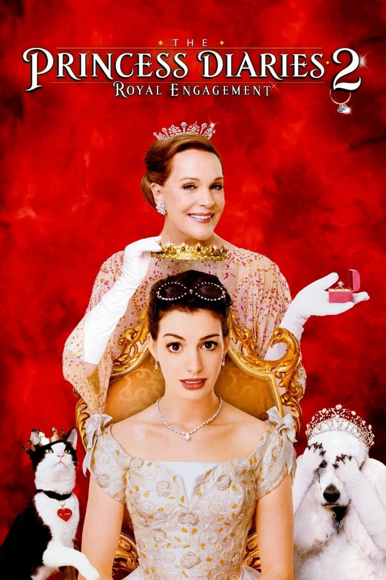 Plakat filmowy "Pamiętnik księżniczki 2: Królewskie zaręczyny"